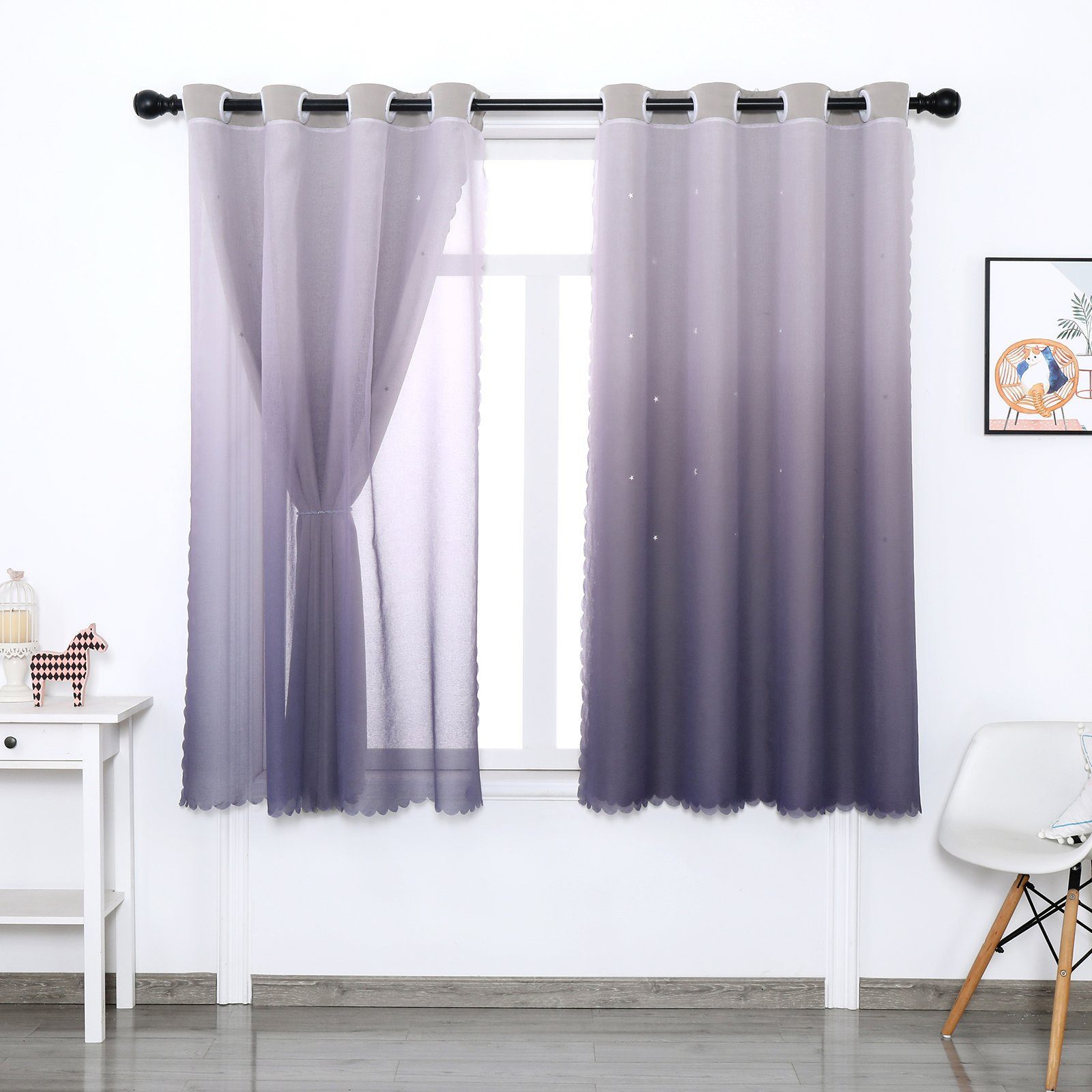 BYSURE Gardine, Ösen (1 St), verdunkelnd, günstig online kaufen