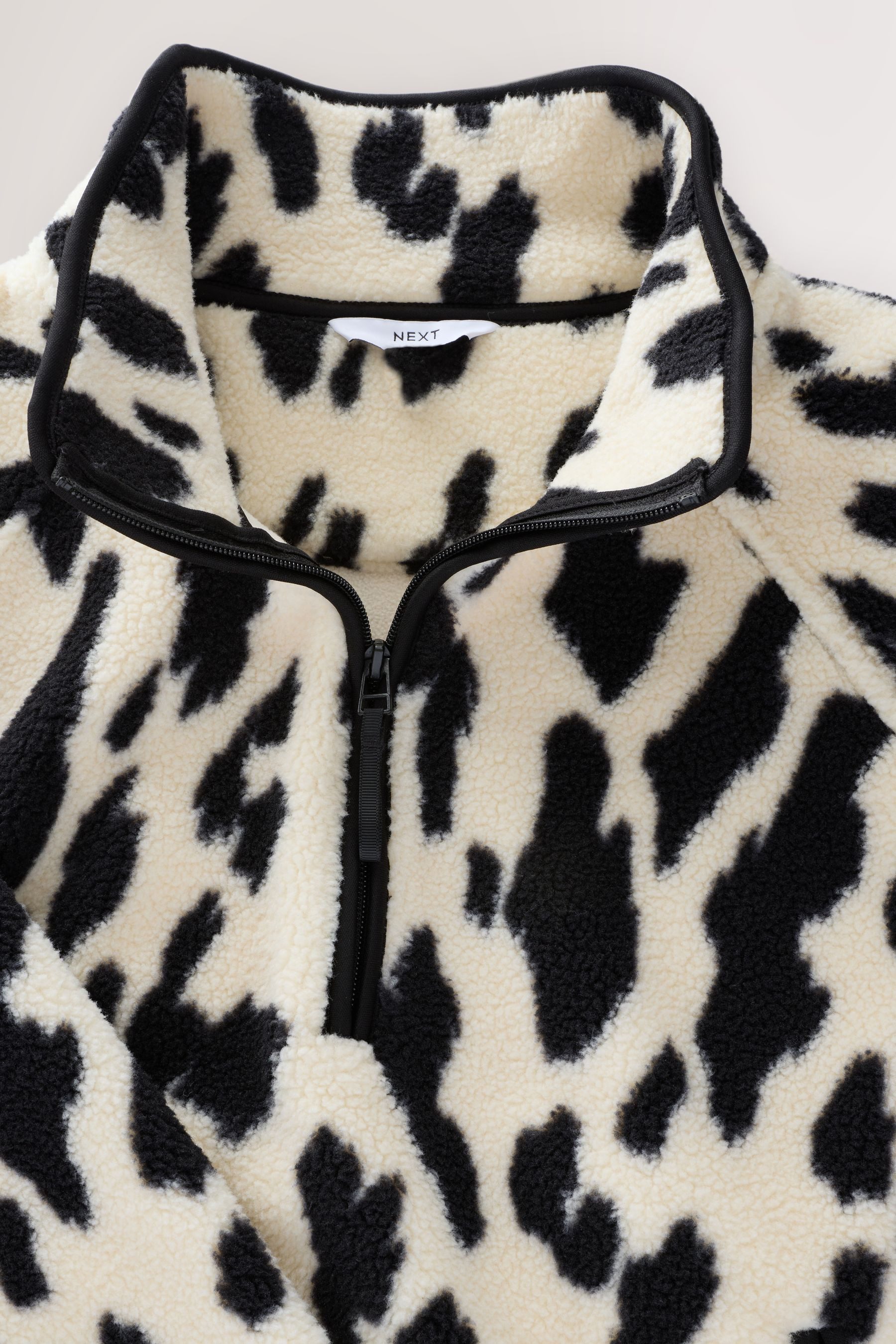 Next Fleecejacke Active Borgjacke mit Print (1-St)