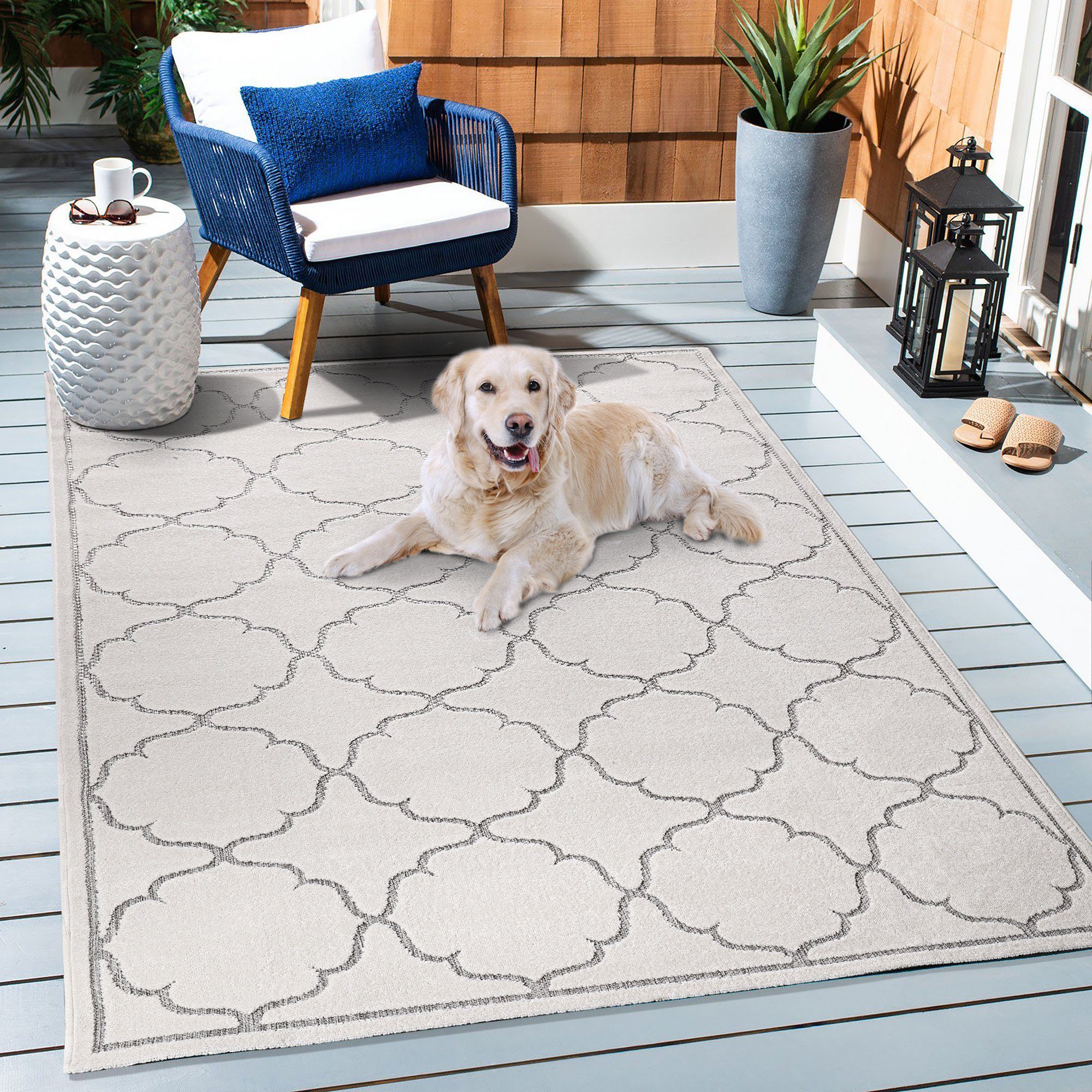 Sanat Teppich Berlin, rechteckig, Höhe: 6 mm, In -und Outdoor geeignet, robust und pflegeleicht