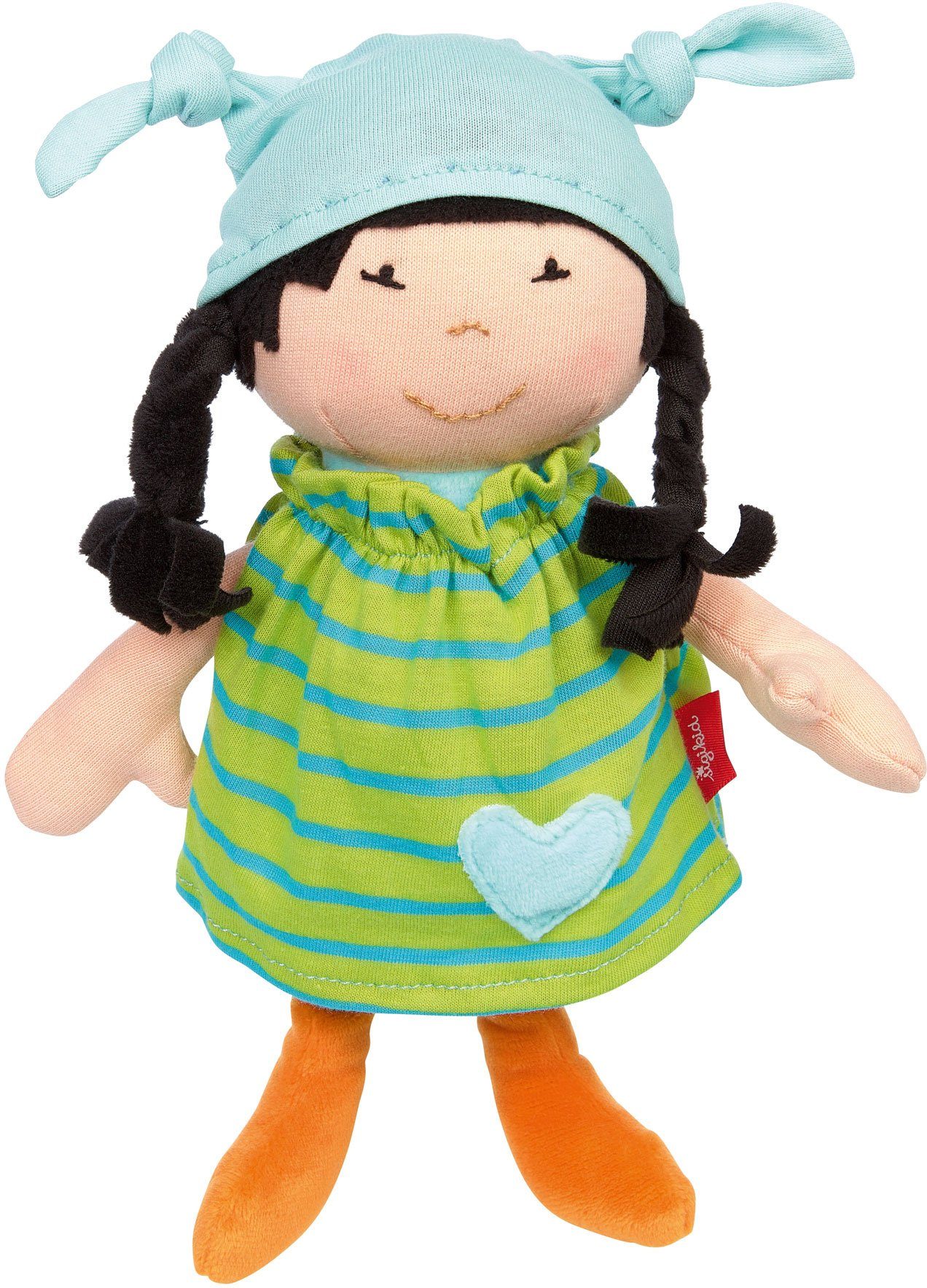 Stoffpuppe Brenda Bilipup, grün