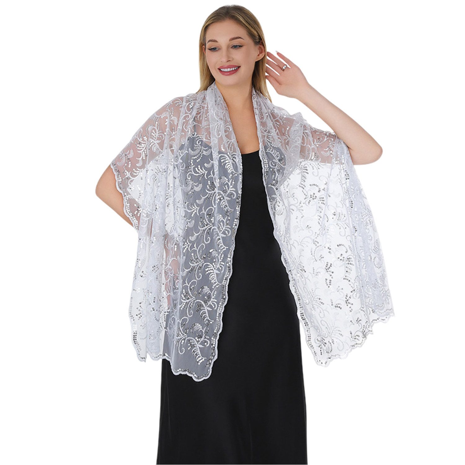 Refttenw Modeschal Stola für Abendkleid, Dünner Schal Damen, Exquisite Best günstig online kaufen