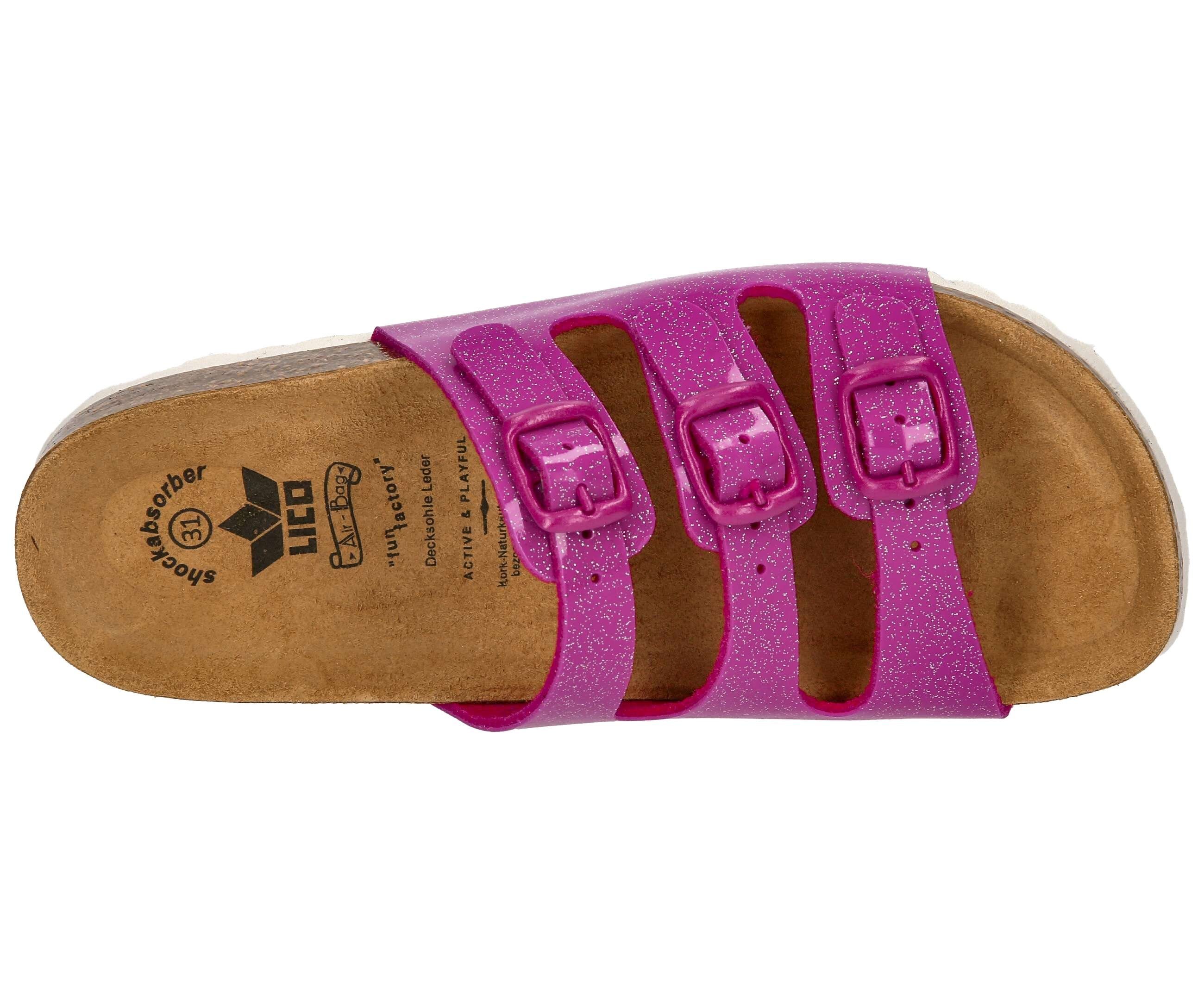 Lico Pantolette Bioline Kids Glitter Pantolette – Bild 5 von 5