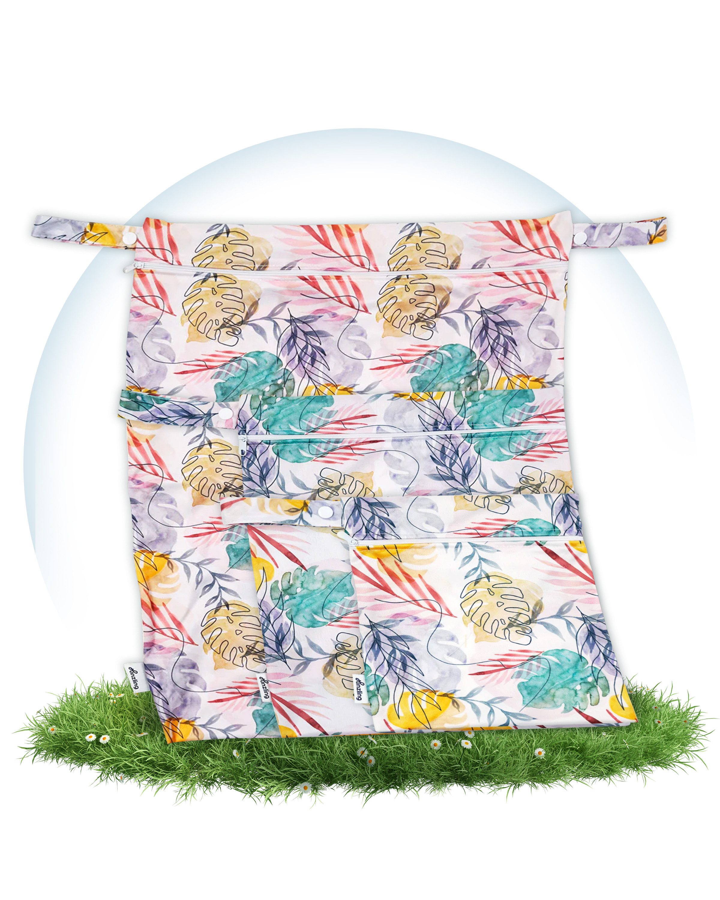 Windeltasche Wetbag für Stoffwindeln – Nachhaltige Wetbags aus recyceltem Polyester