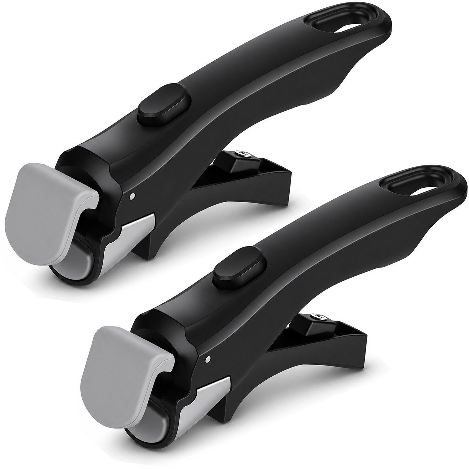 BlingBin Pfannengriff Abnehmbarer Topfgriff, Hitze- & Rutschfester Griff für Töpfe & Pfannen (2er Set, 2-St., Produktabmessungen: 19,5 x 7 x 4 cm), Anti-Rutsch Griff für Pfannen,Töpfen & Grillpfannen,Bis 10KG Tragkraft