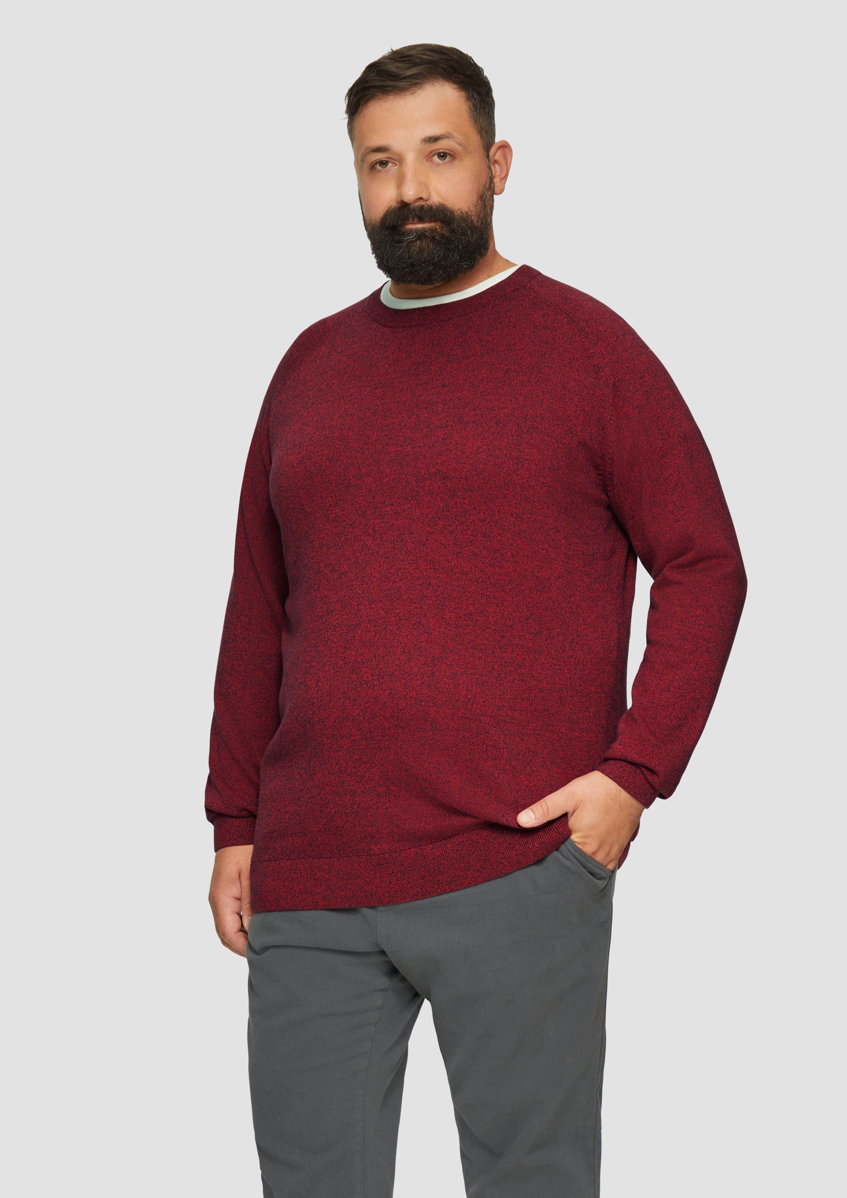 Strickpullover Strickpullover mit Rippbündchen