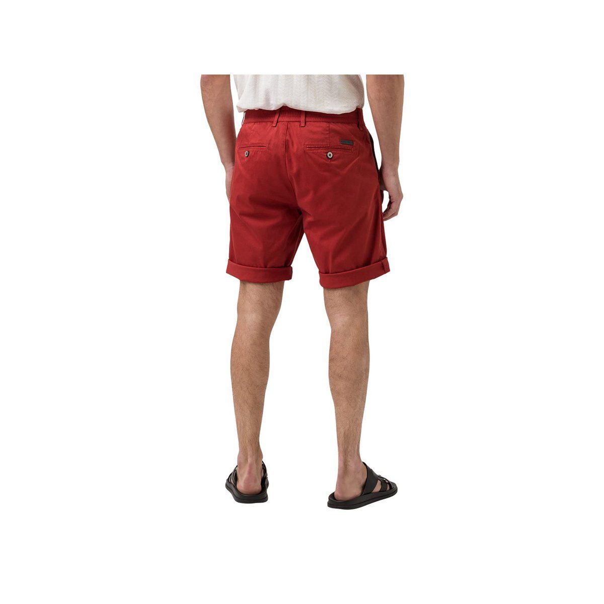 rot regular Pierre (1-tlg., Angabe) Cardin keine Cargoshorts