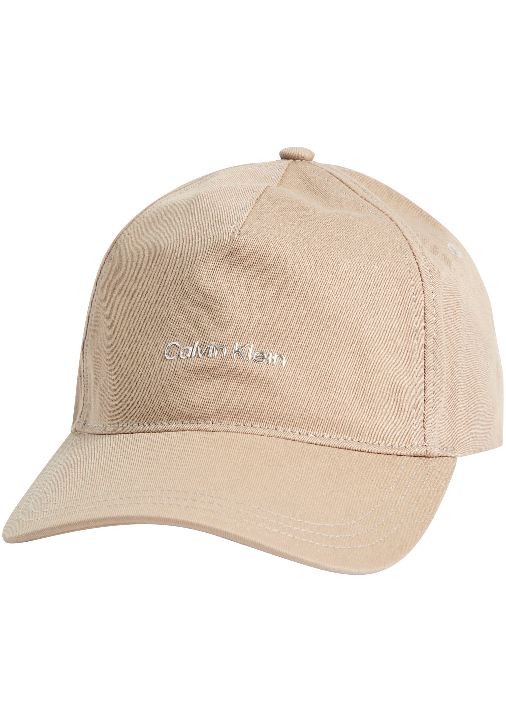 Calvin Klein Baseball Cap mit Metall-Schriftzug