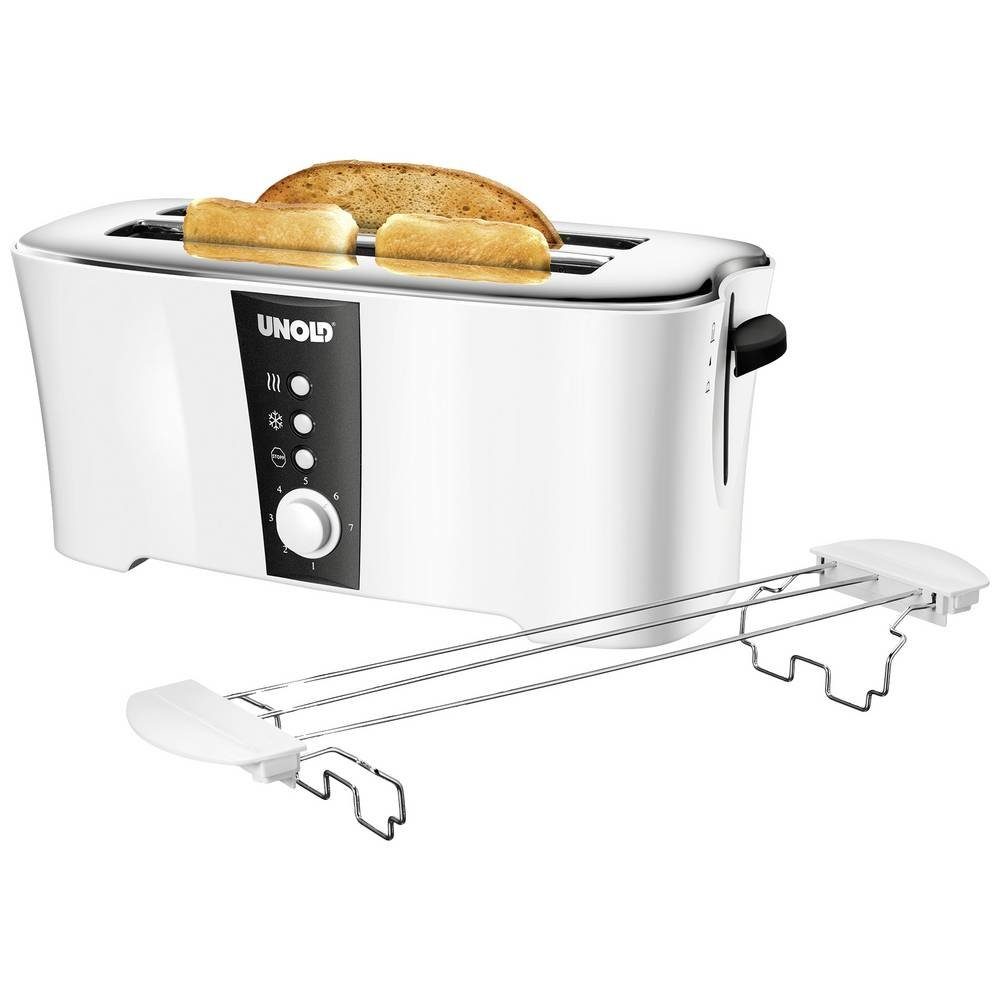 Toaster Cool-Touch-Gehäuse Unold Langschlitztoaster,