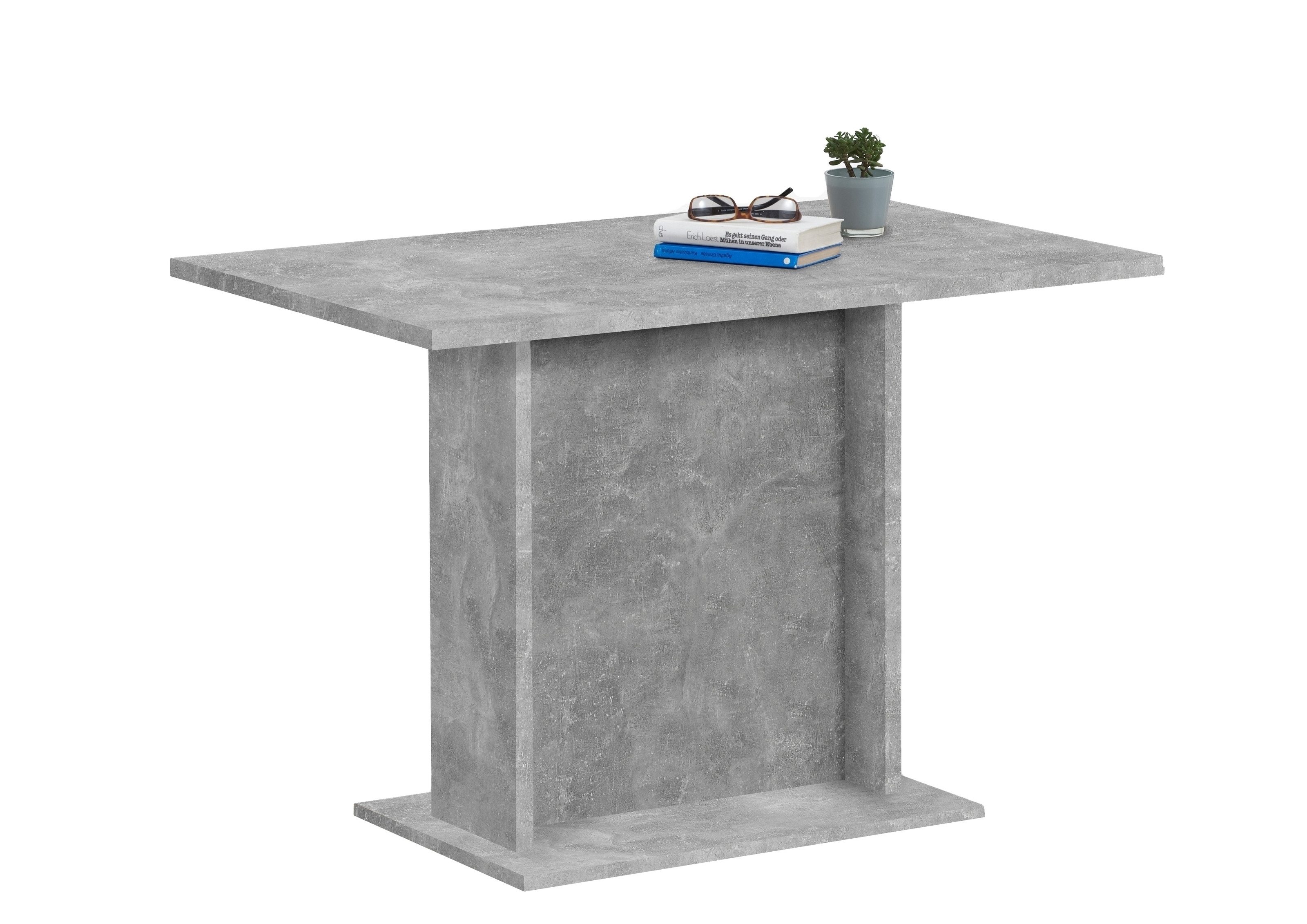 PREISBRECHER Säulen-Esstisch BANDOL 3, in Beton LA - 110x77,5x70cm (BxHxT)
