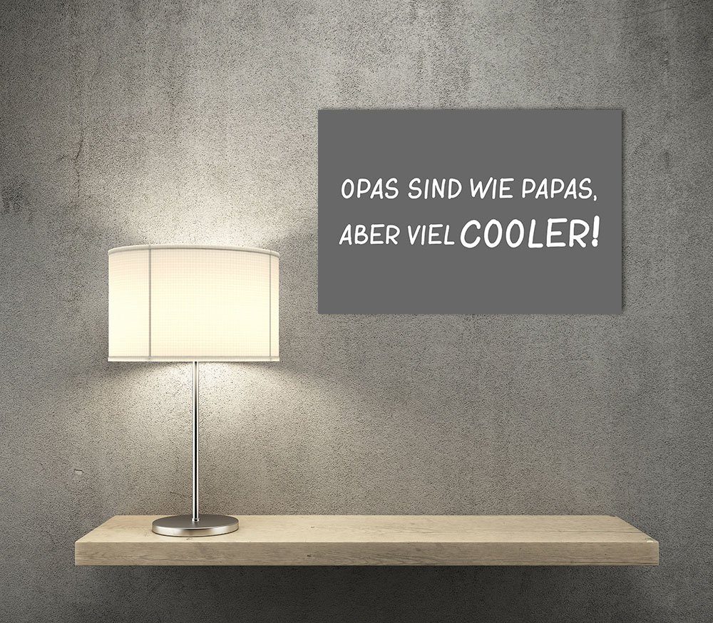 queence Metallbild »Cooler«, Sprüche (1 St) kaufen OTTO