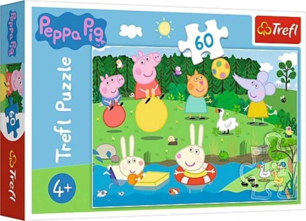 Trefl Puzzle Peppa Pig (Kinderpuzzle), 99 Puzzleteile, EAN/ISBN ...