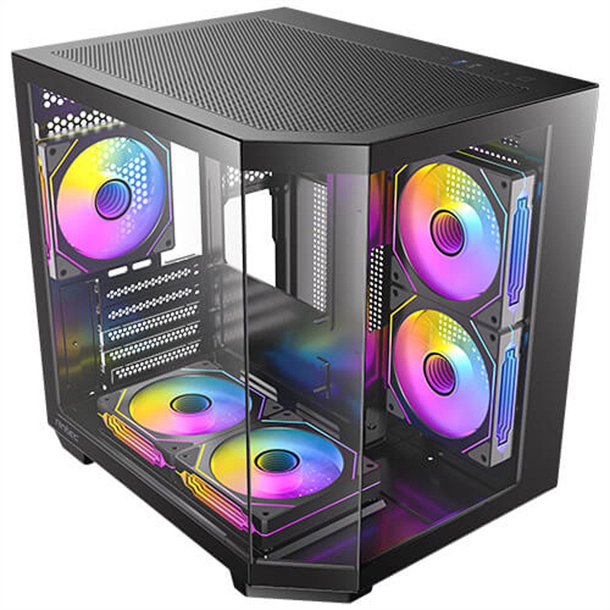 Antec PC-Gehäuse CX M2 ARGB B PC Case, Mini-Tower microATX
