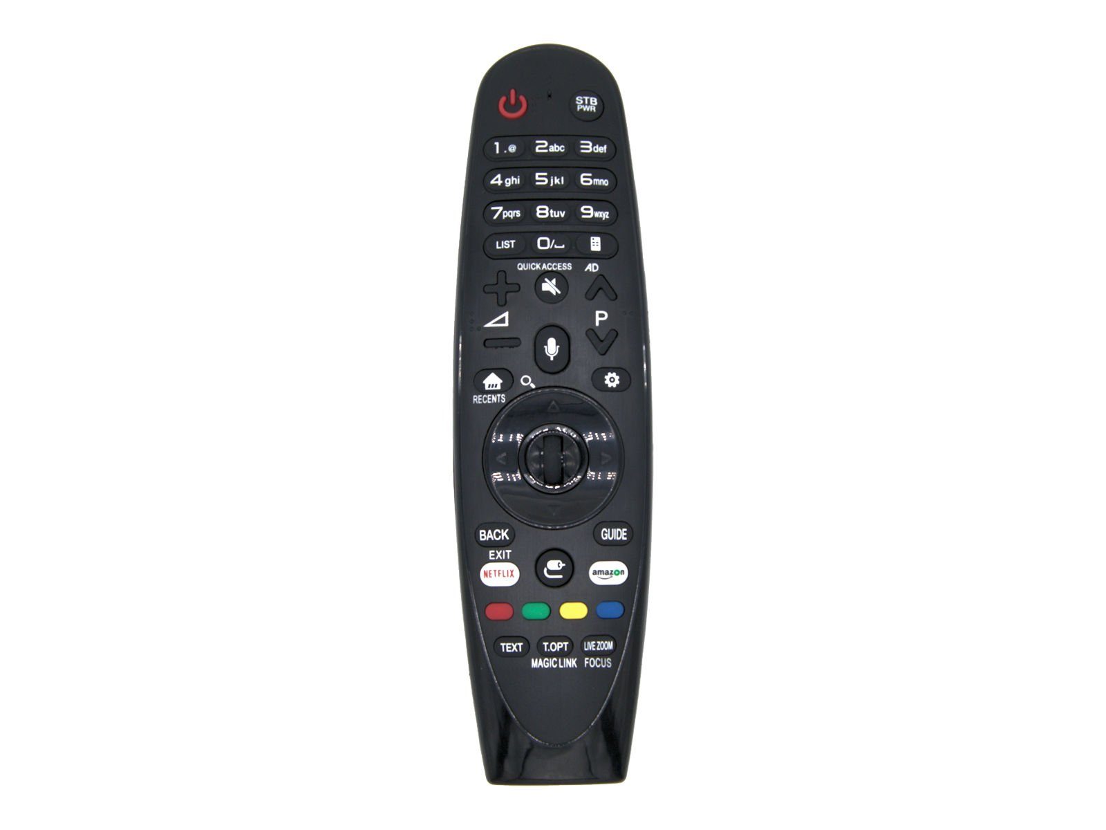 azurano AN-MR18BA Fernbedienung (Sprachsteuerung, Mausfunktion, Direktasten für Netflix & Amazon Prime)