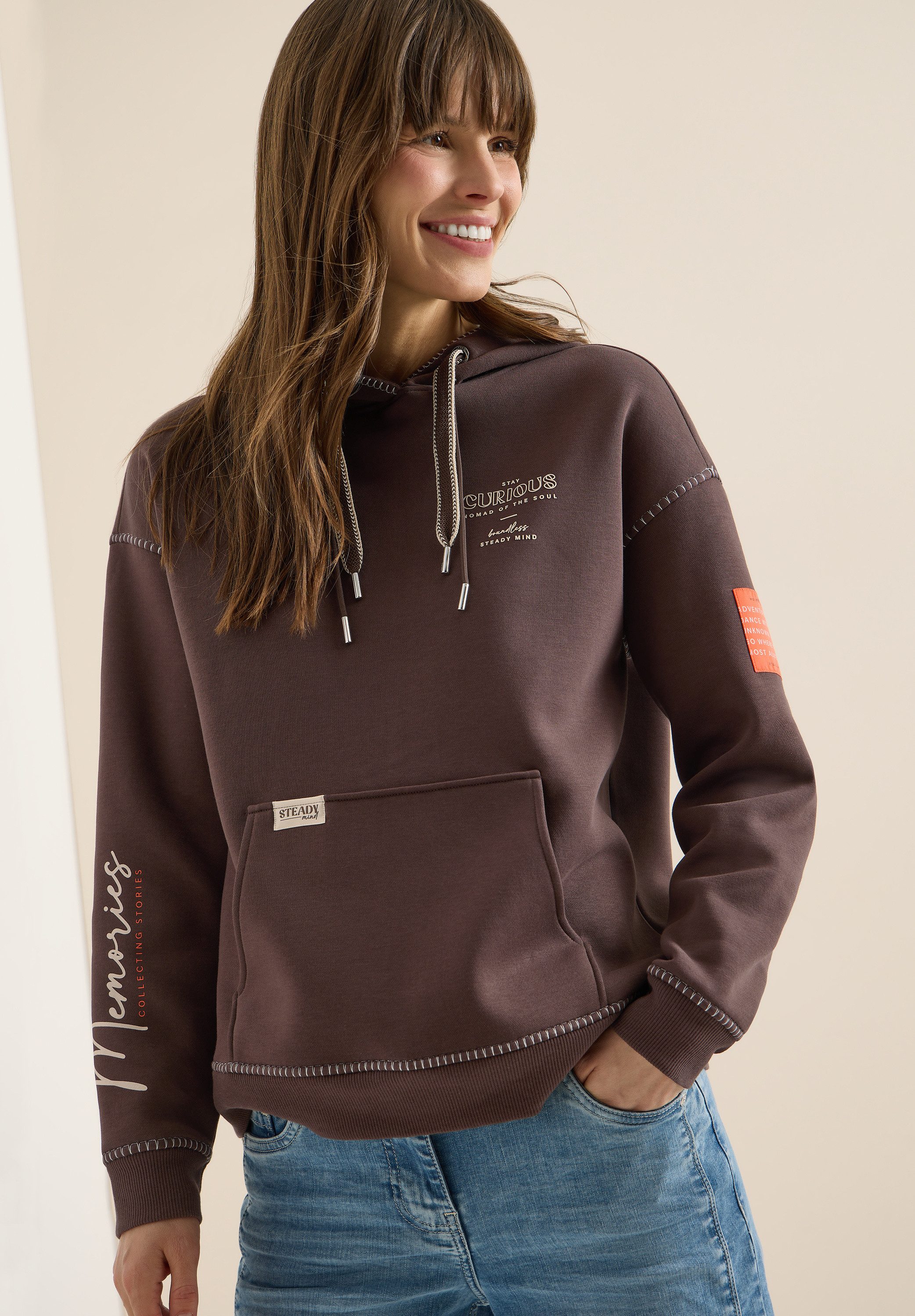 CECIL Sweatshirt mit Kapuze günstig online kaufen