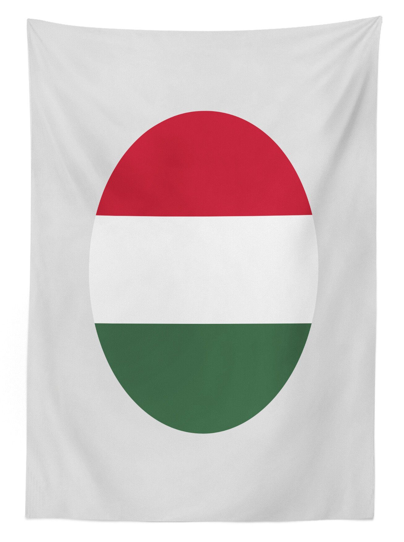 Abakuhaus Tischdecke Farbfest Runde Ungarn Ungarische Für Farben, Außen Waschbar Flagge Bereich Klare Symbol geeignet den