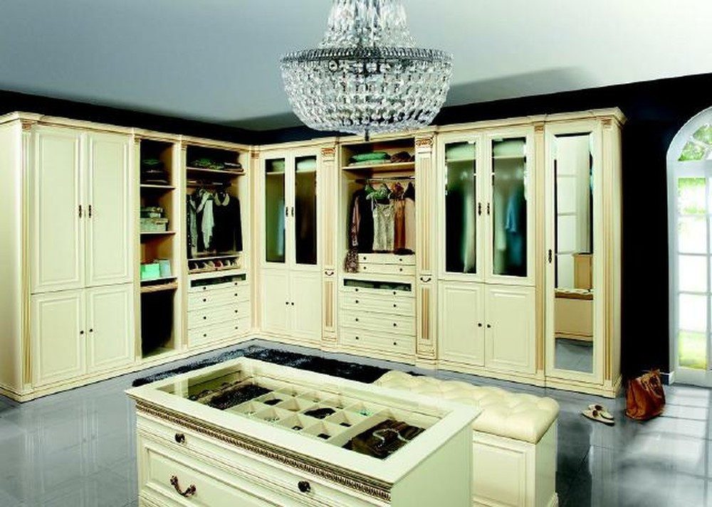 JVmoebel Garderobenschrank Begehbarer Schrank Modell Element für optimalen Stauraum Made in Europa