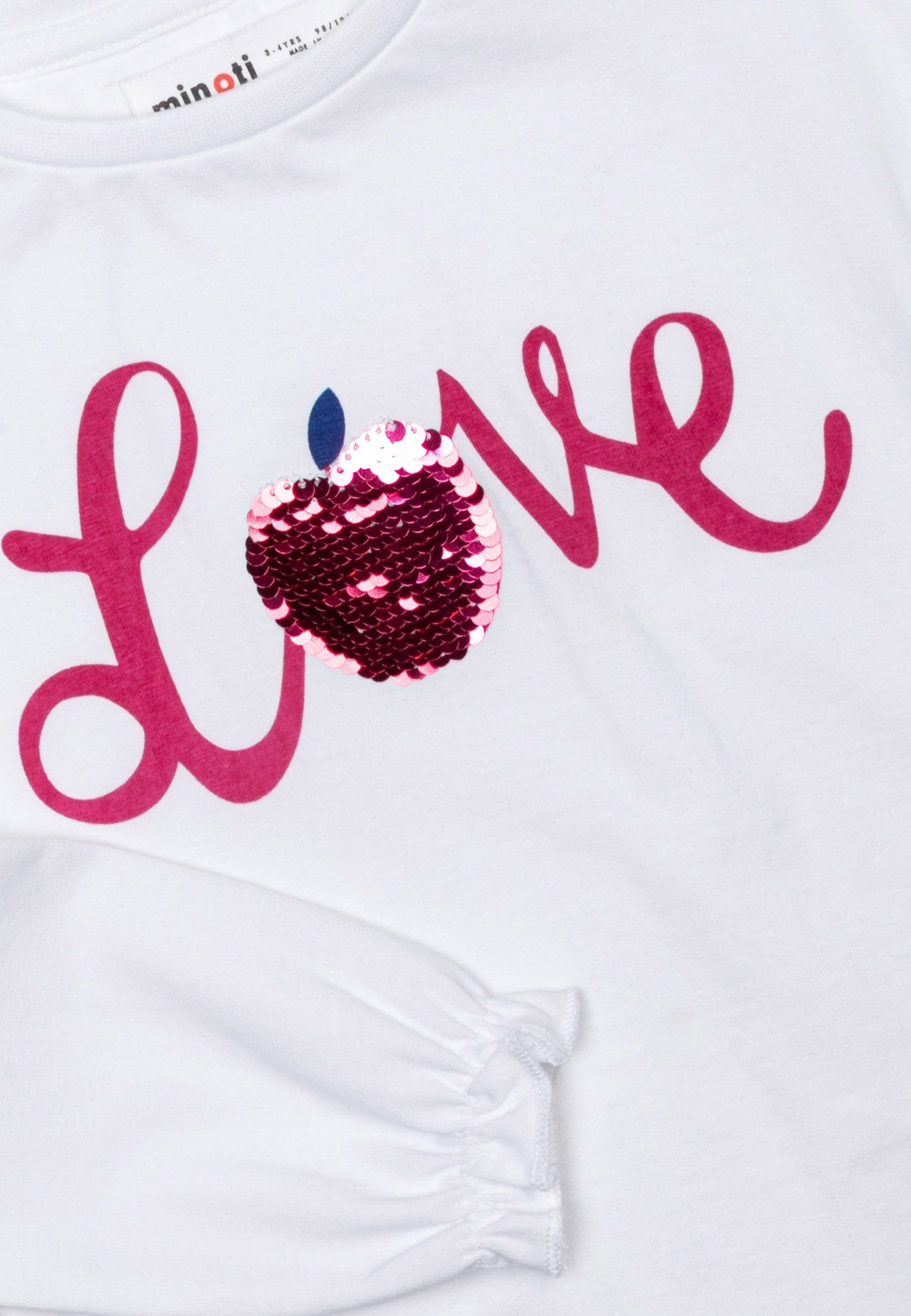 Langarm-T-Shirt Langarmshirt MINOTI (1y-8y) Love