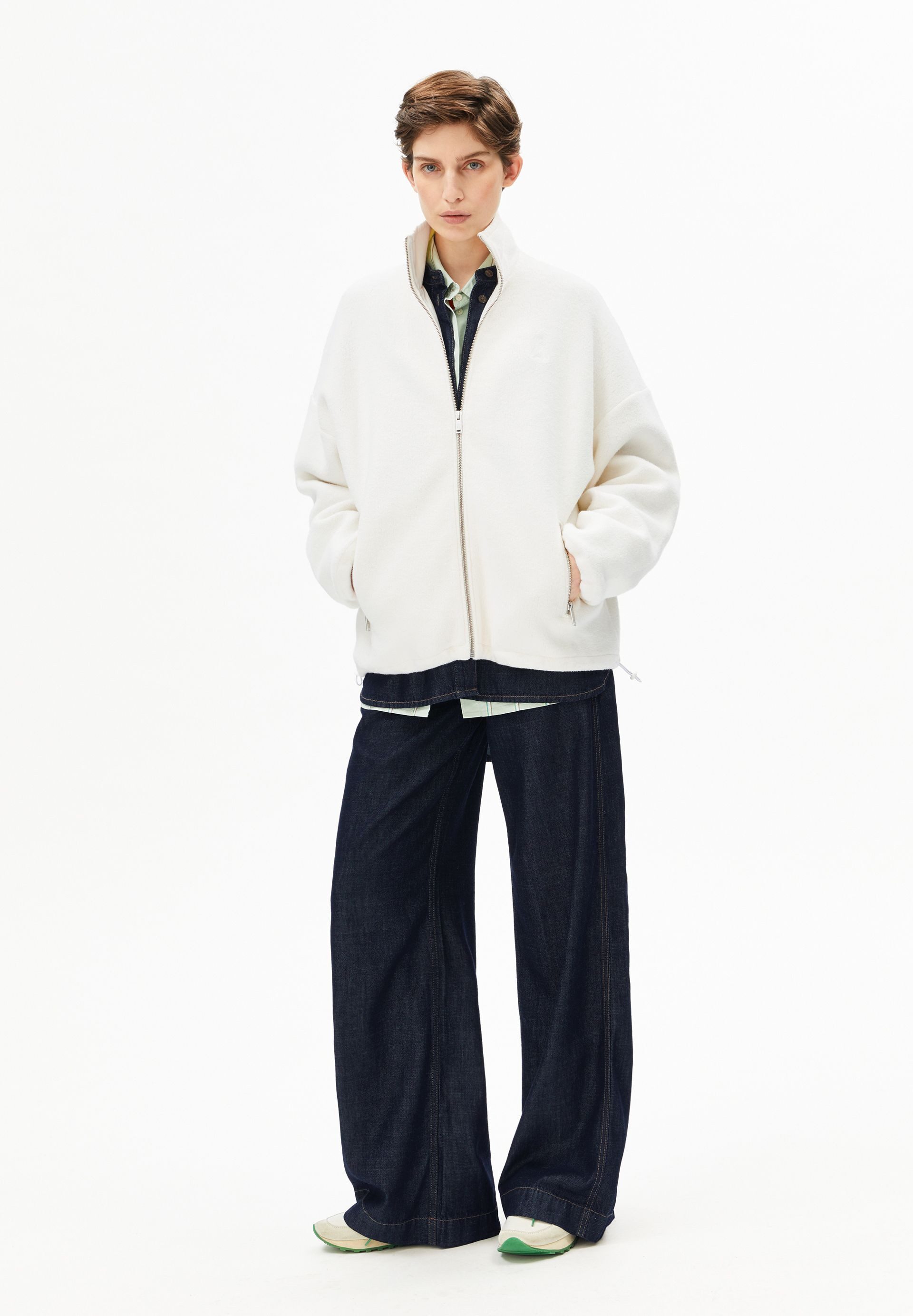 Armedangels Blouson COTTON FLEECE Jacke aus Bio-Baumwolle Oversized Fit günstig online kaufen