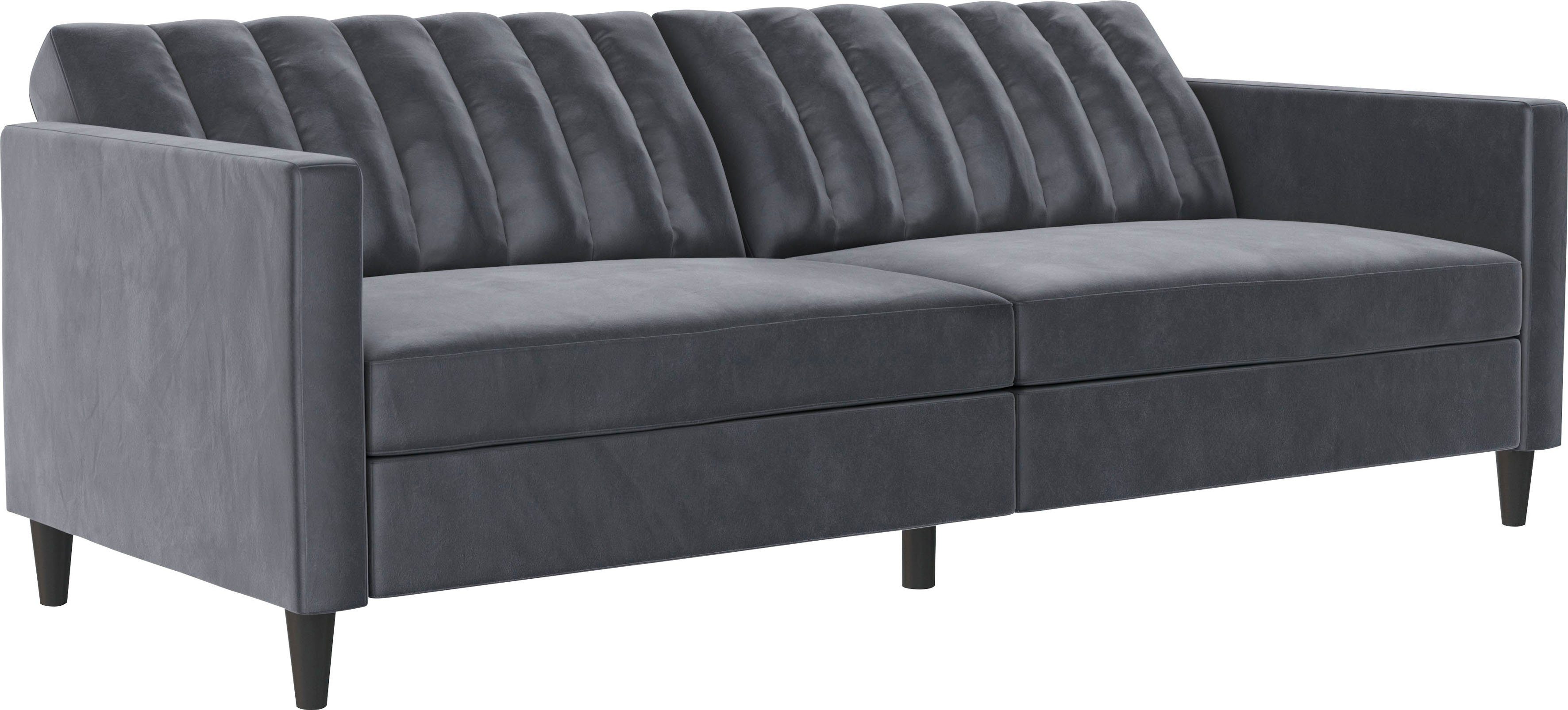 Dorel Home 3-Sitzer Celine, Rückenlehne 2-teilig und 3-fach verstellbar, Sitzhöhe 43 cm. Reduzierter Preis € 399,99. Unverbindliche Preisempfehlung € 839,00