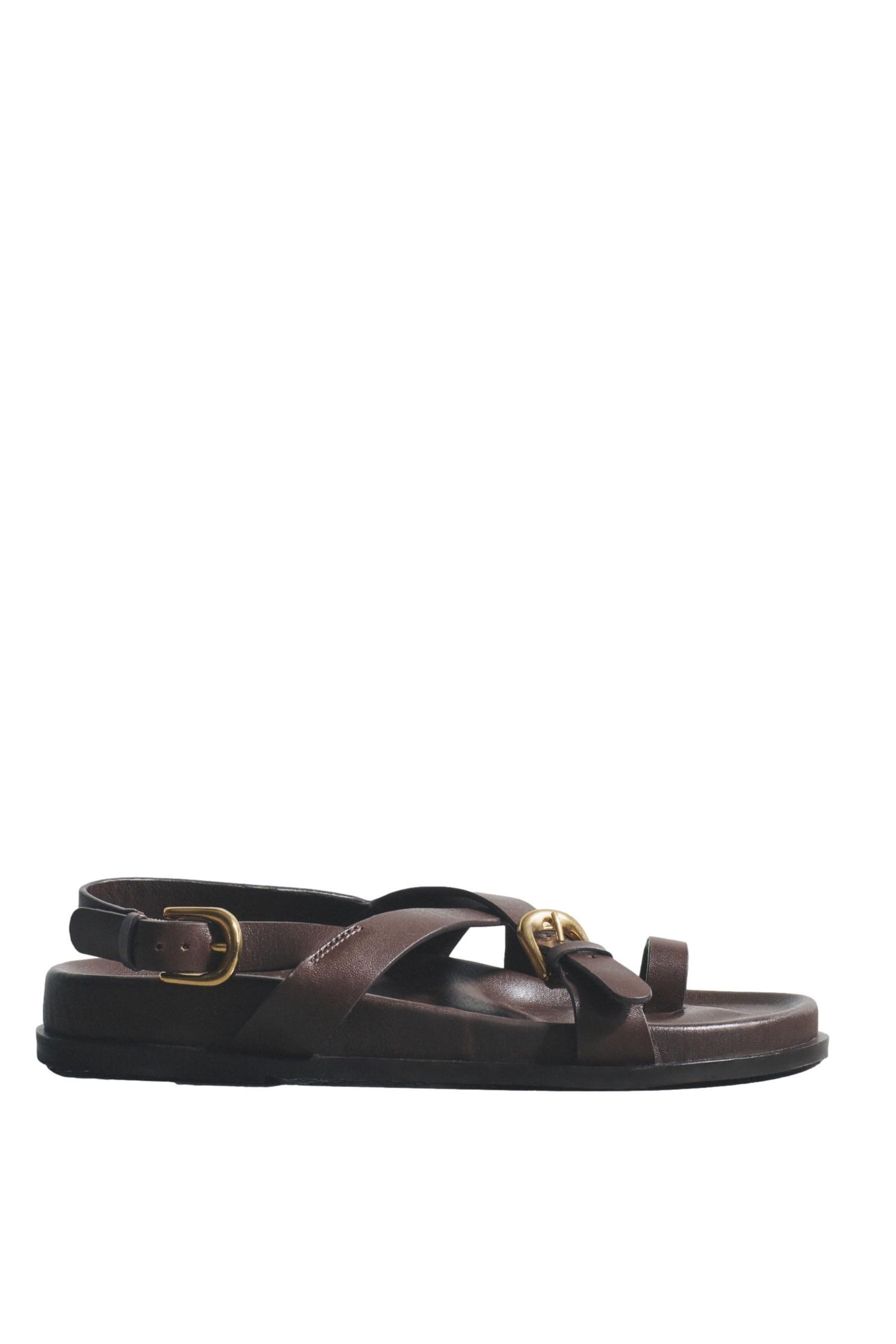 The Set The Set Premium-Sandalen mit Fußbett Riemchensandale (1-tlg)