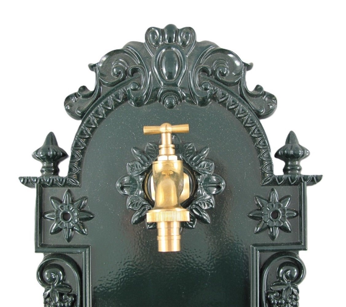 Thumbnail - Linoows Gartenbrunnen Wandbrunnen Nostalgie Brunnen Garten Wasserbecken, Gartebrunnen 60 cm., Retro Wasserstelle mit Mes...