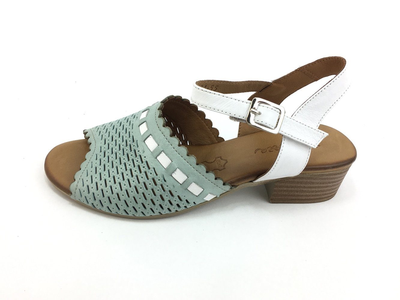 Sandalette Piazza mint weiß Sandalette Piazza