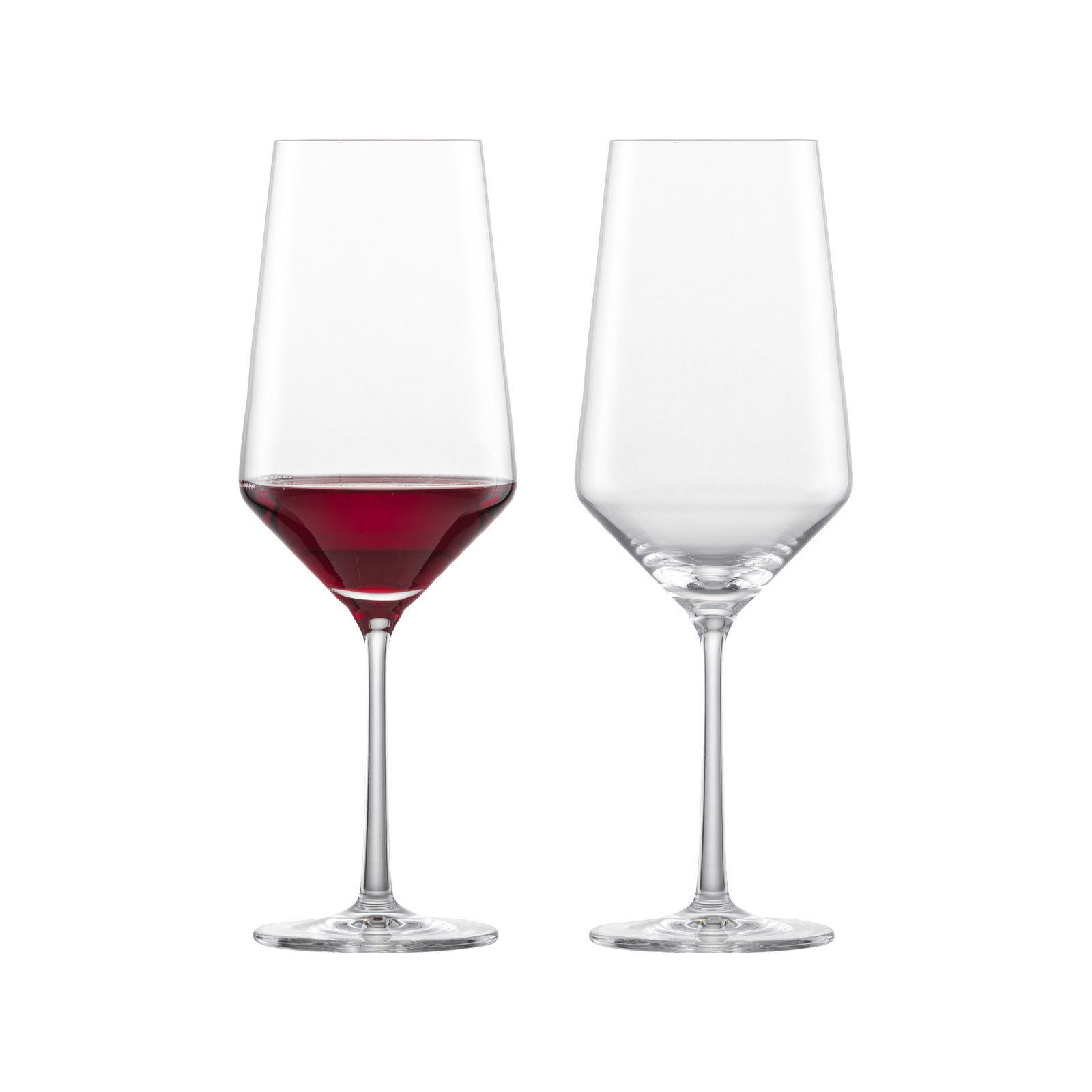 Zwiesel Glas Rotweinglas Pure Rotweingläser 680 ml 2er Set, Glas