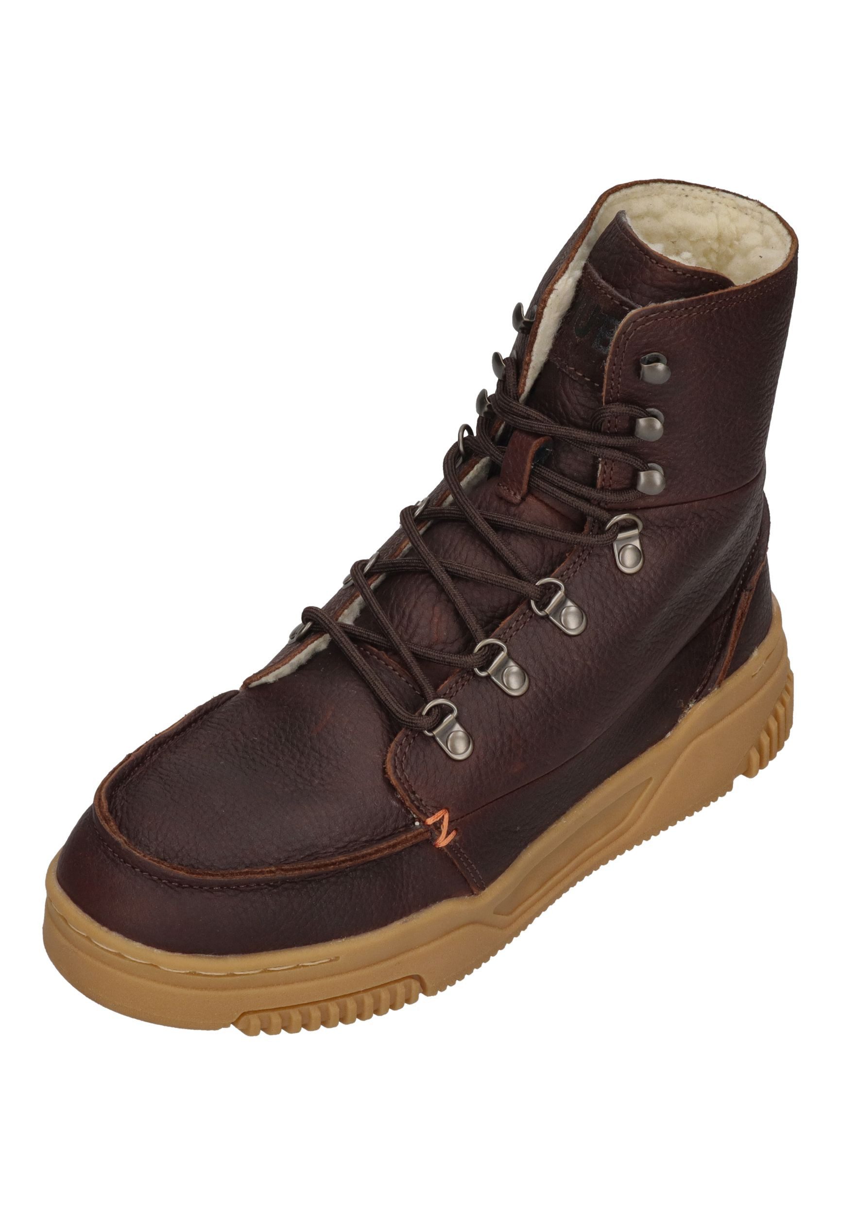 HUB SPITSBERG Winterboots Dark Brown Light Gum