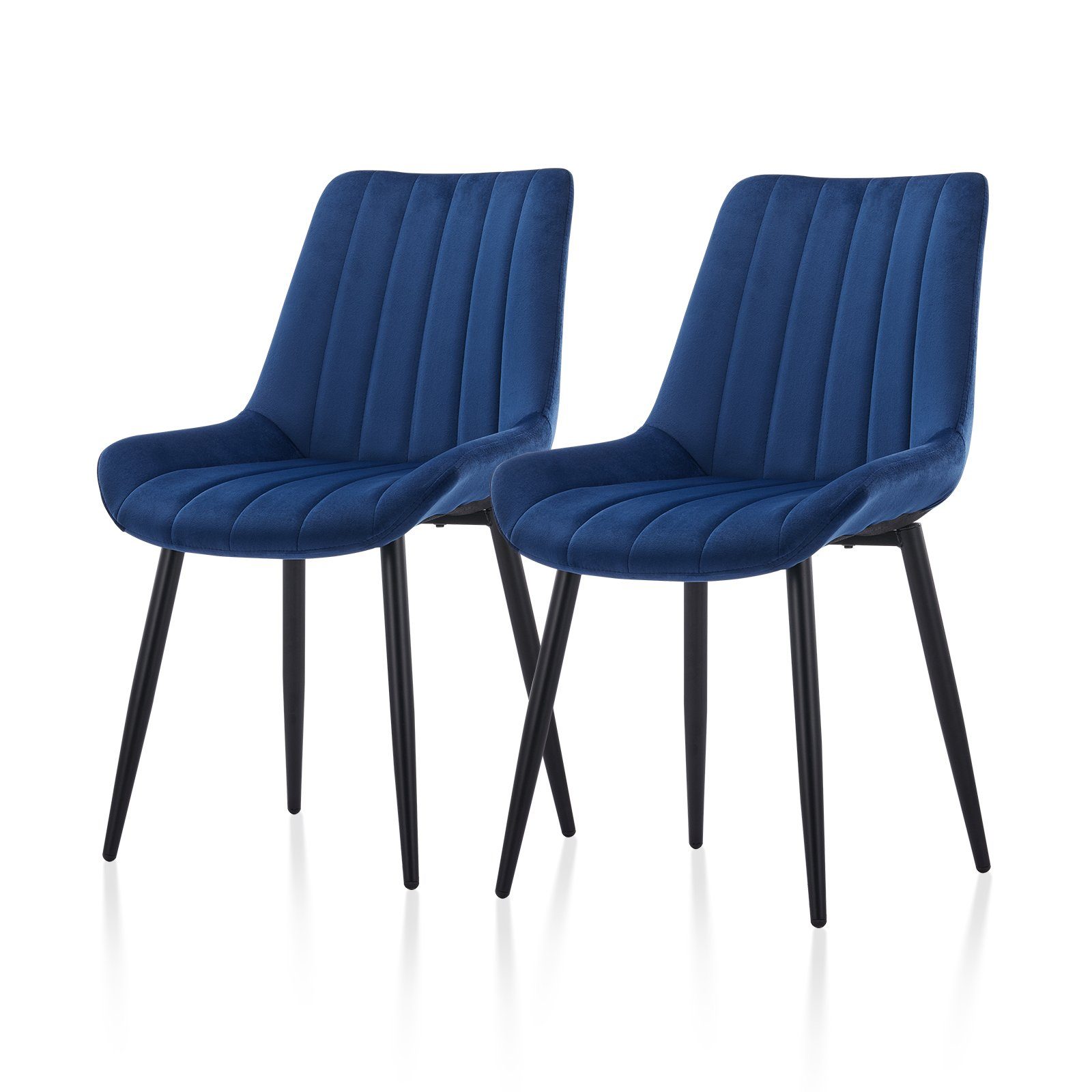 Ofcasa Esszimmerstuhl Küchenstühle (2er Set), Samt günstig online kaufen