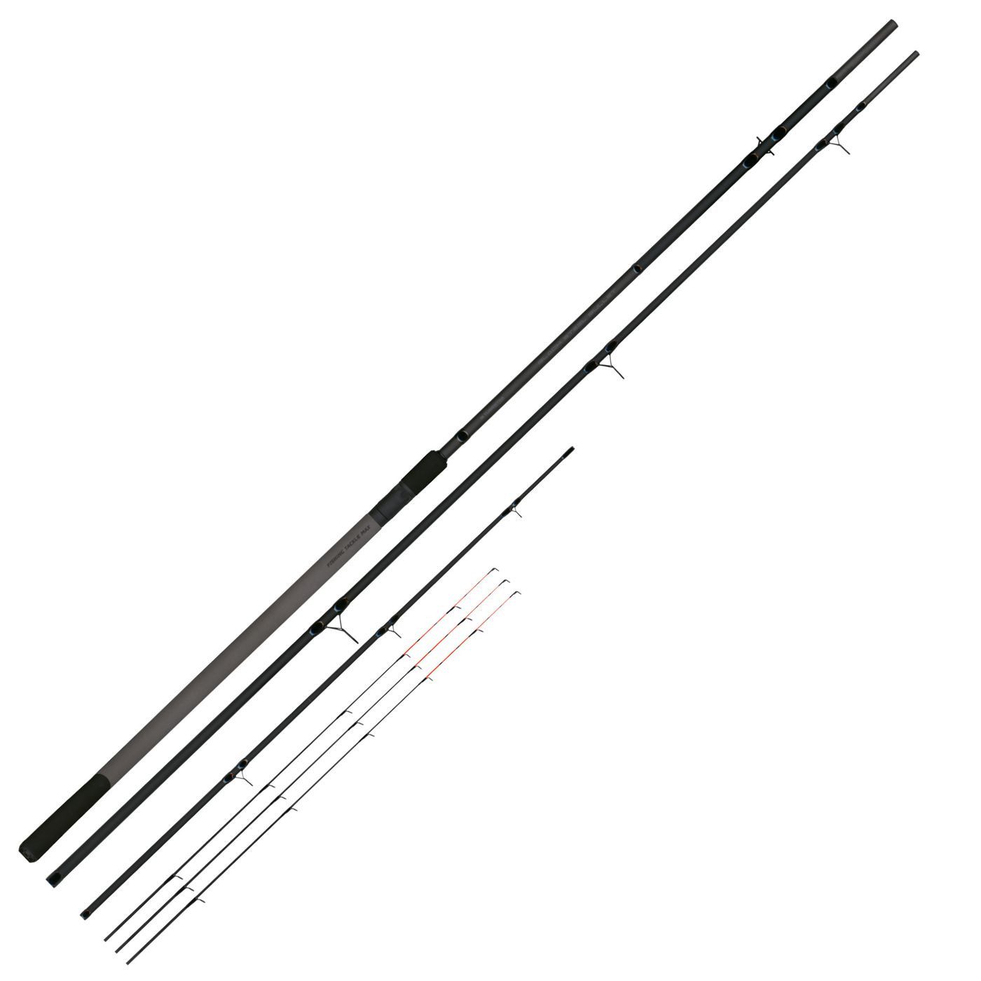 Feederrute FTM Black Steel Bullet 3,90m 0-100g - Angelrute