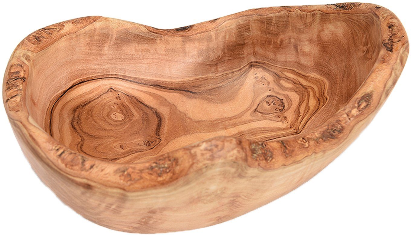 BERARD FRANCE 1892 Obstschale, Massivholz, (1-tlg), Olivenholz aus zertifizierter Forstwirtschaft, jedes Stück ein Unikat