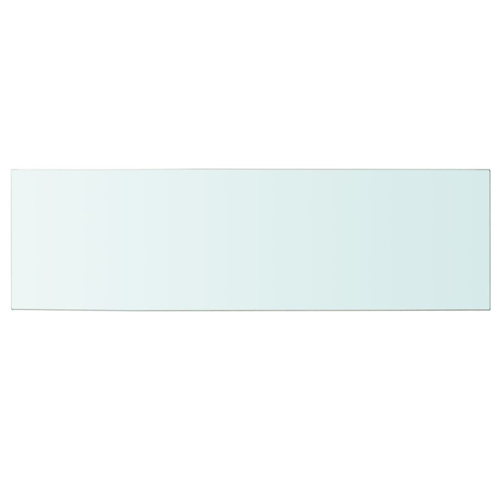vidaXL Regal Regalboden Glas Transparent 100x30 cm, 1-tlg. – Bild 2 von 3