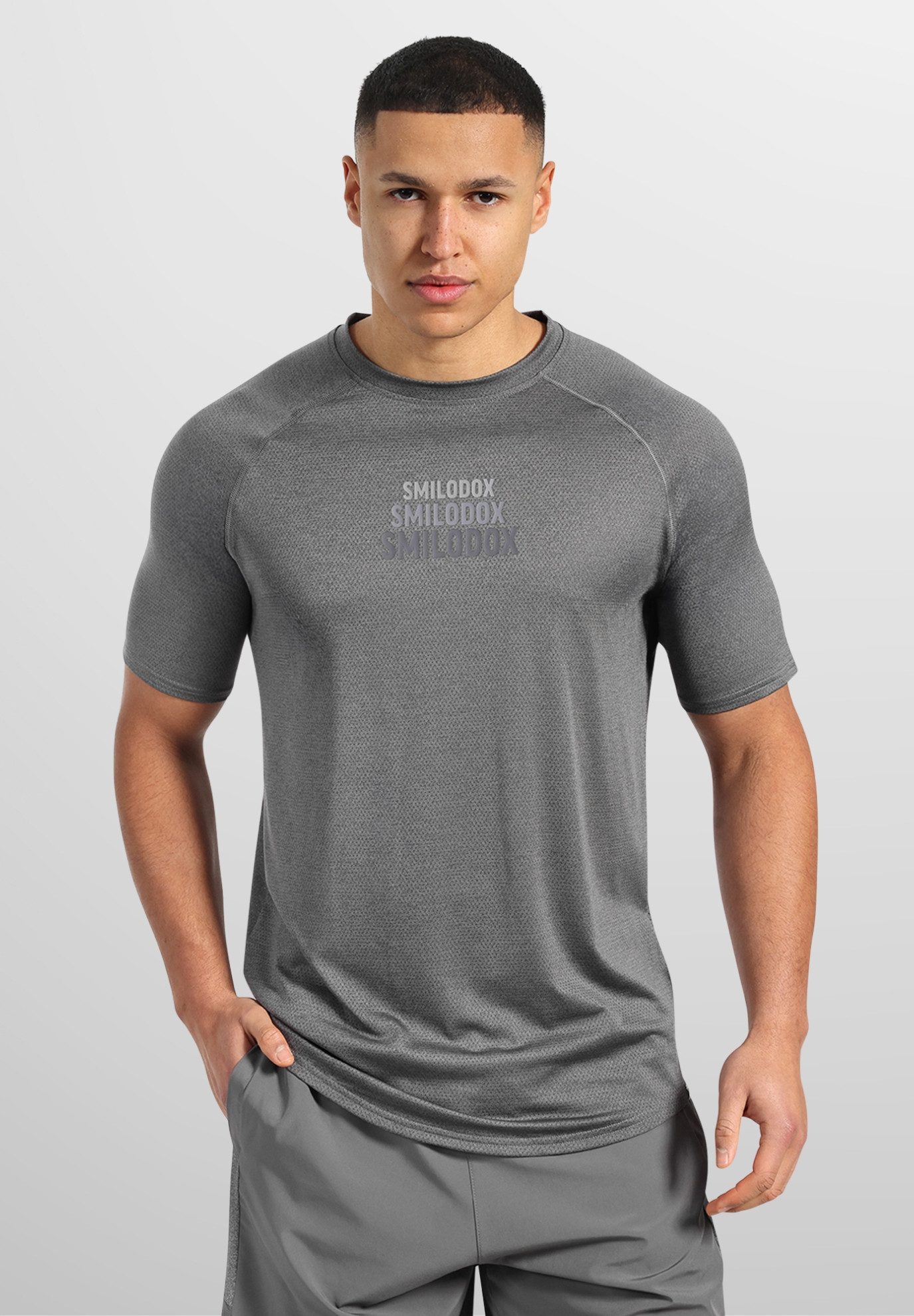 Smilodox T-Shirt Powerfit Triple, Atmungsaktives Kurzarmshirt, günstig online kaufen