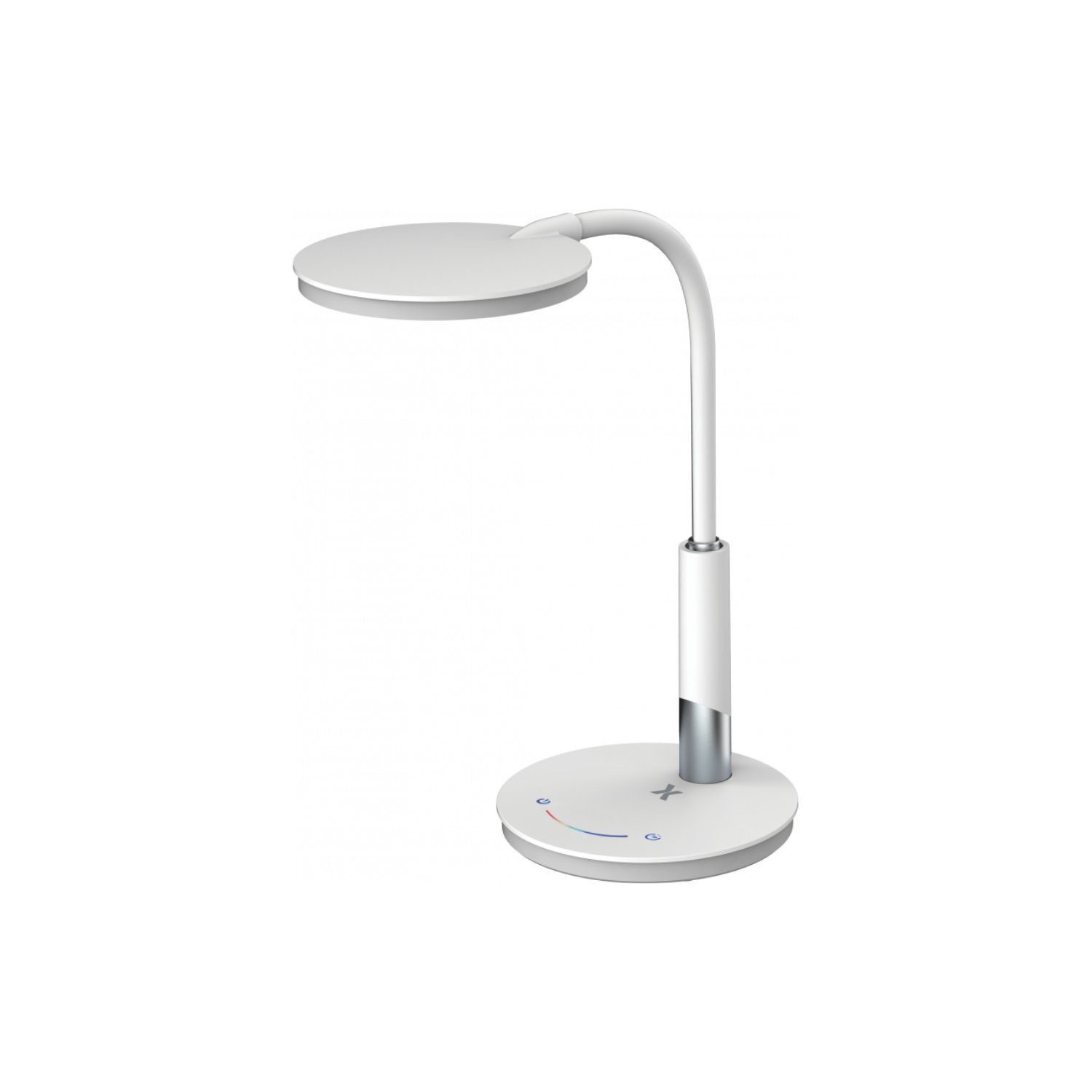 Maxcom Nachttischlampe VersaGlow 10W Dimmbare LED-Tischlampe Weiß
