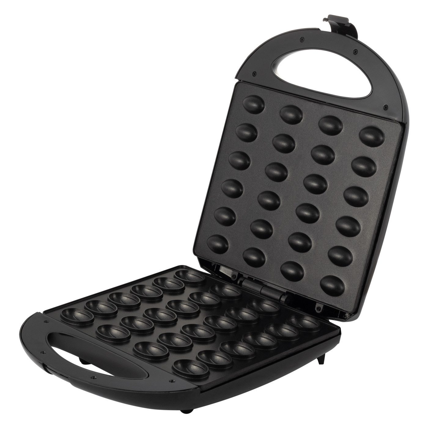 4BIG.fun Kochbesteck-Set Elektrischer Nussbäcker 1400W Oreschki Waffeleisen (Nusswaffeleisen für 24 Nusshälften / 12 Kekse)