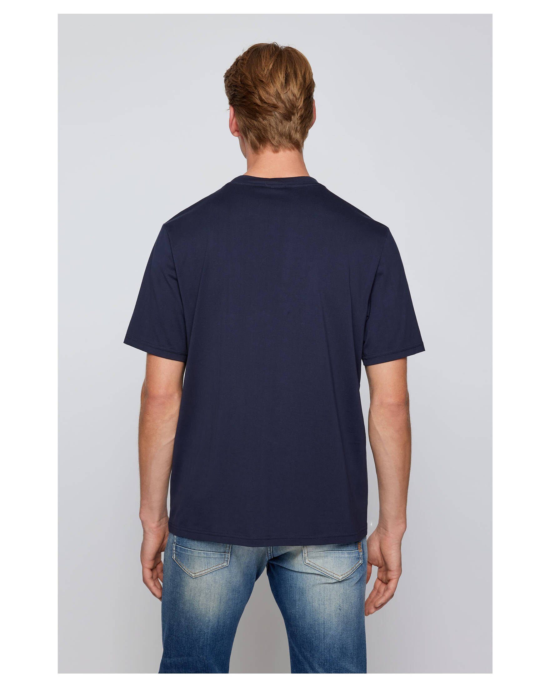 Herren (1-tlg) T-Shirt darkblue TETRY (83) BOSS HUGO T-Shirt