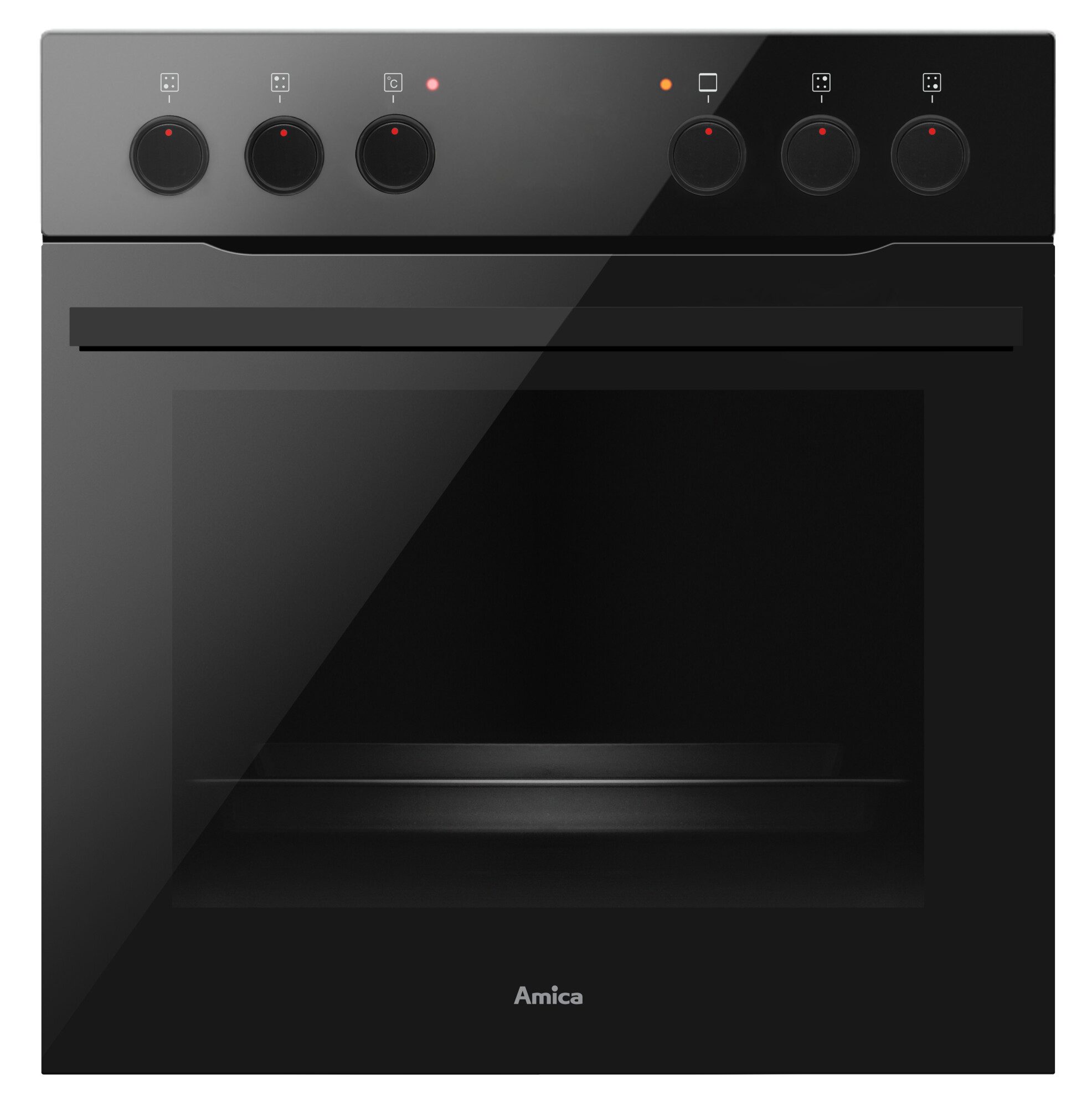 Amica Elektro-Herd-Set Fusion Design EHCX 933 000 S, mit Teleskopauszug nachrüstbar, Steam Clean, Zuverlässiger Kochkomfort für den täglichen Küchenalltag