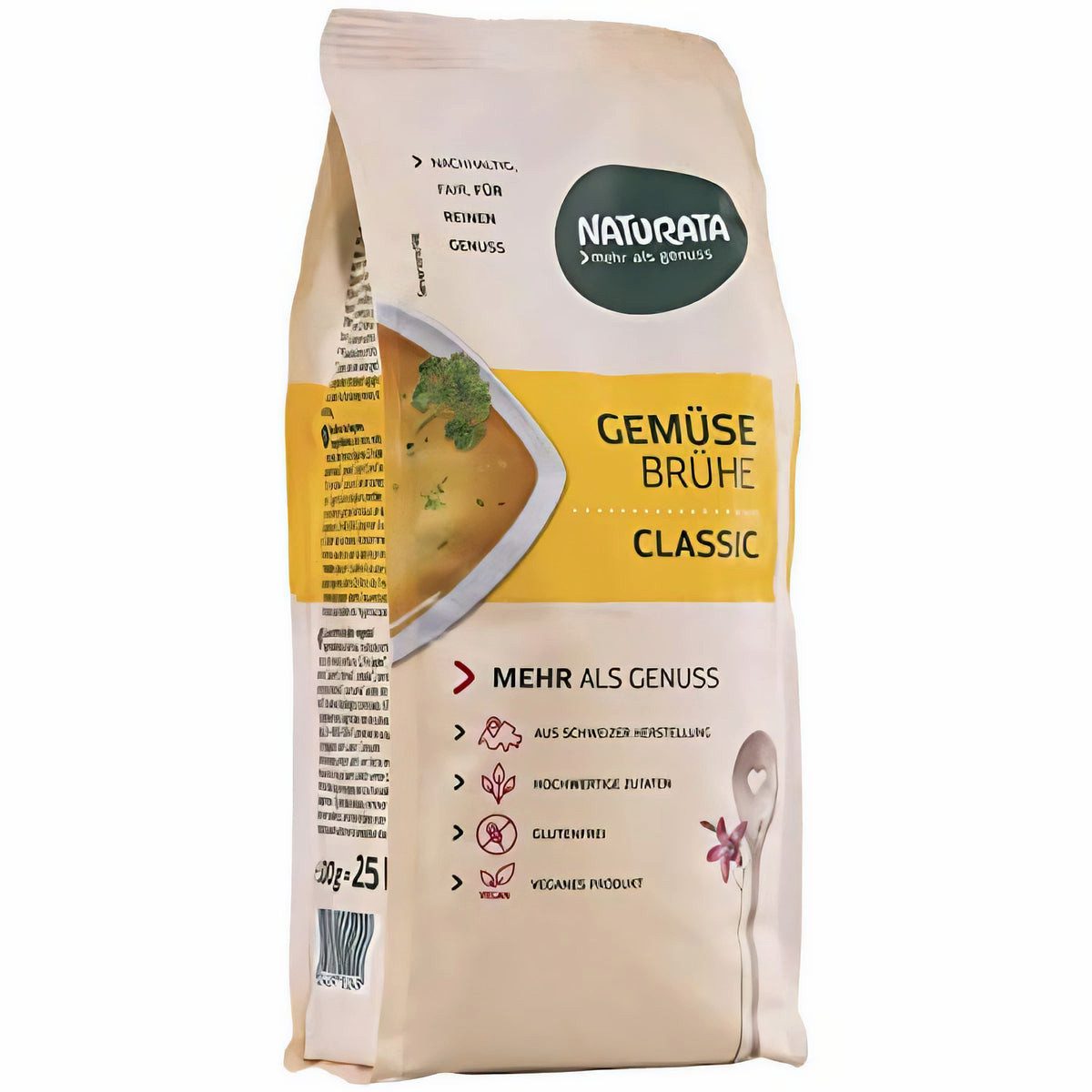 Natura Salz Naturata Gemüsebrühe classic, Nachfüllbeutel 500g