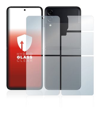 upscreen flexible Panzerglasfolie für Samsung Galaxy Z Flip 3 5G (Display+Rückseite), Displayschutzglas, Schutzglas Glasfolie klar