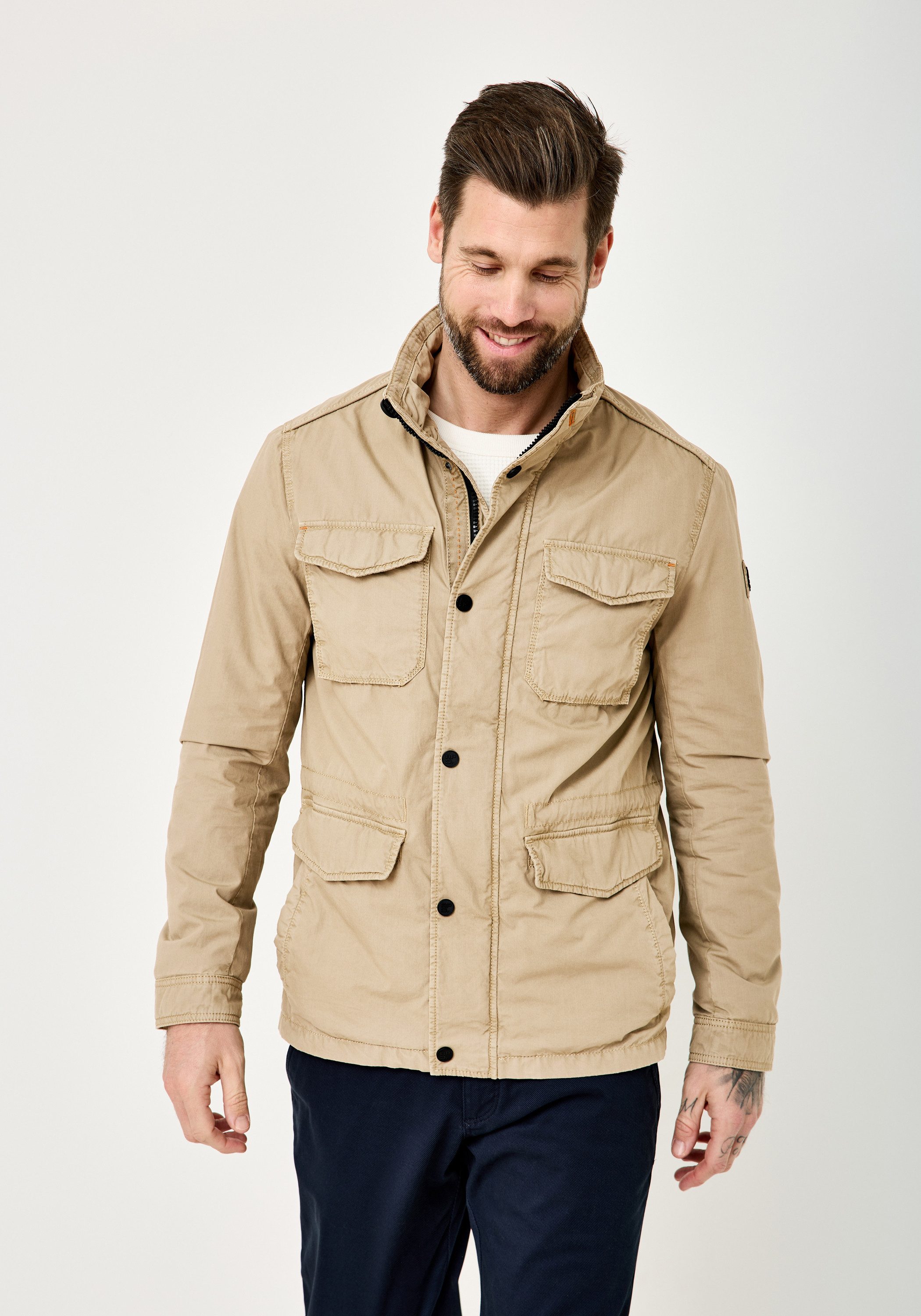 Redpoint Fieldjacket Bud 2.0 Modern Fit Fieldjacket aus reiner Baumwolle