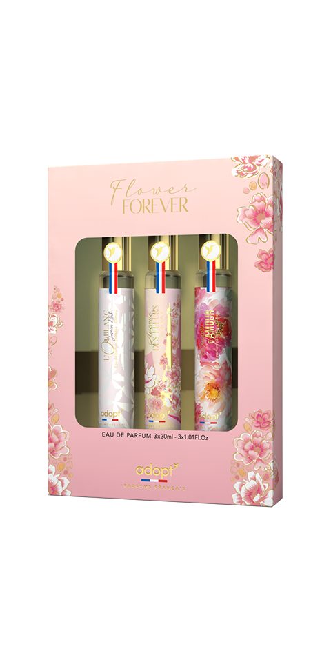 adopt Eau de Parfum adopt FLOWER FOREVER 3 er Set, 3 x 30 ml Eau de Parfums für Damen