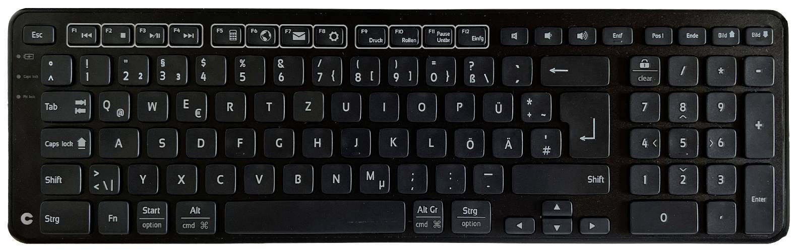 contour CONTOUR Balance - Tastatur - Bluetooth, 2.4 GHz Wireless-Tastatur