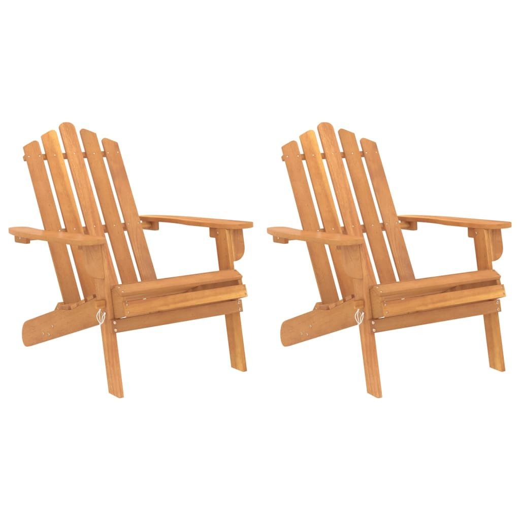 vidaXL Gartenstuhl Adirondack-Gartenstühle 2 Stk. Massivholz günstig online kaufen