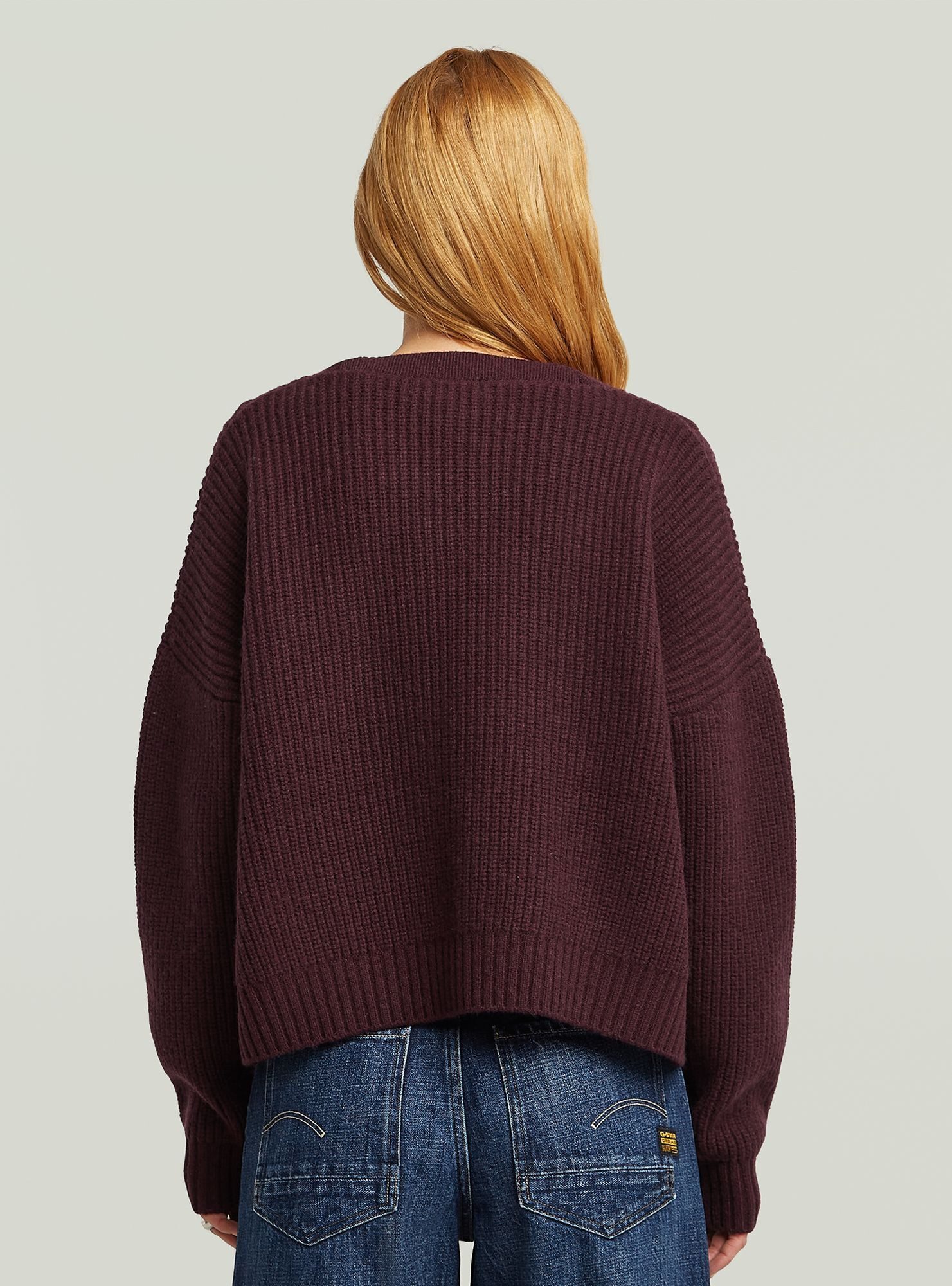 G-STAR Cardigan Cable Cropped Cardi Knit