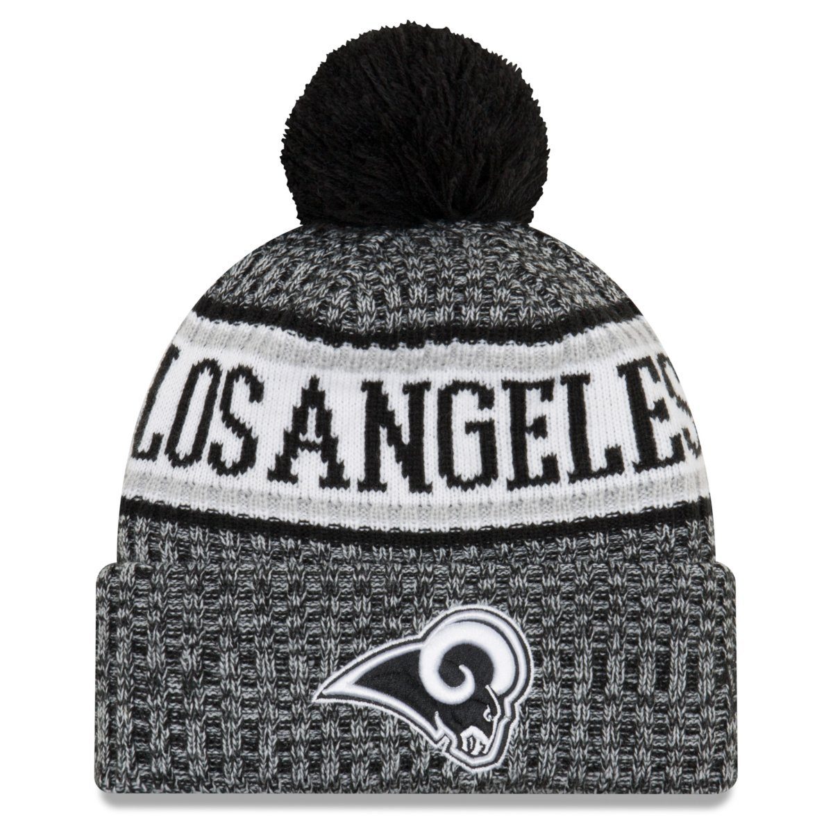 New Era Fleecemütze NFL Los Angeles Sideline Bobble Rams