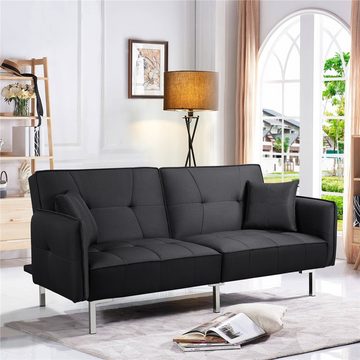 Yaheetech Schlafsofa, Schlafsofa Schlafcouch Couch mit Bettfunktion