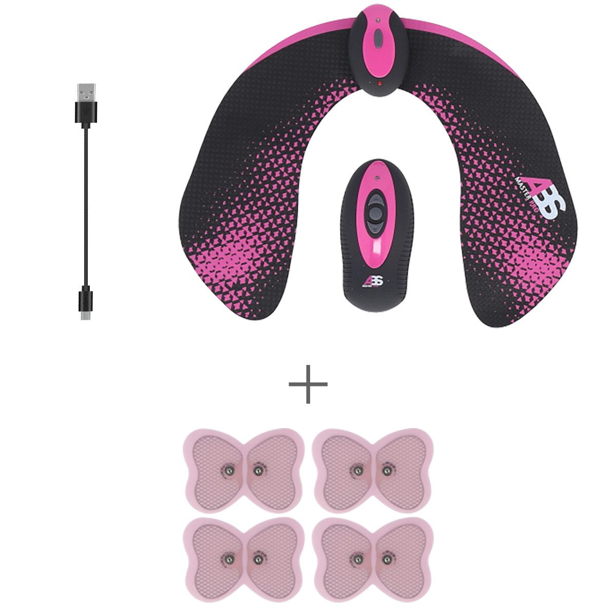 HMS TENS-EMS-Gerät Potrainer EMS Trainingsgerät für Pomuskeln Reizstrom Fitness, (7-tlg), Punktuelle Stimulation zur Muskelkontraktion und -entspannung