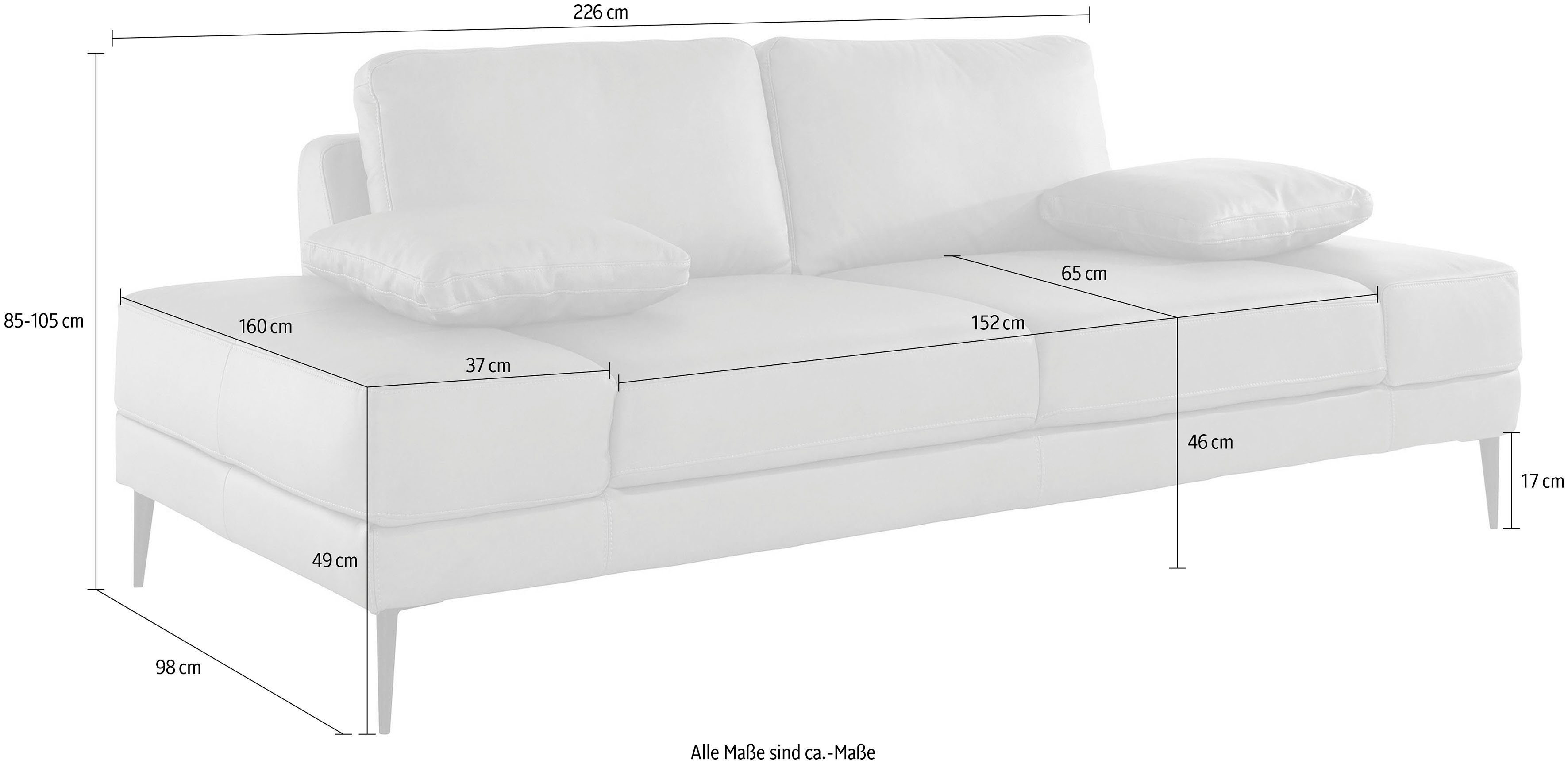 COTTA 2,5-Sitzer Cleve, 226 cm Breite