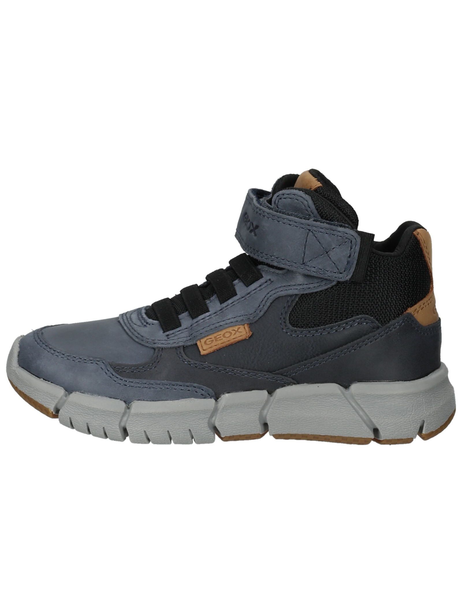 Geox Stiefelette Veloursleder/Textil Schnürstiefelette
