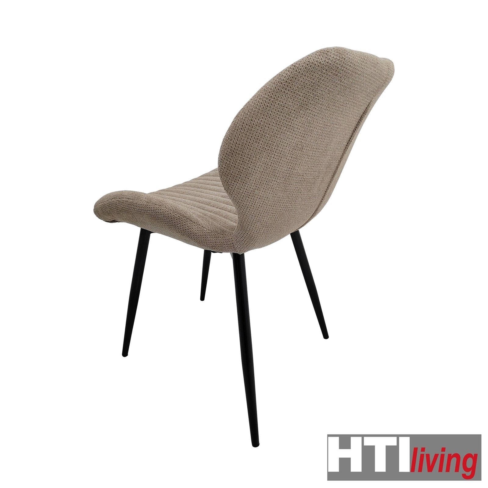 HTI-Living Esszimmerstuhl Stuhl St), Webstoff (Einzelstuhl, Esszimmerstuhl 1 Polsterstuhl Vanas Braun